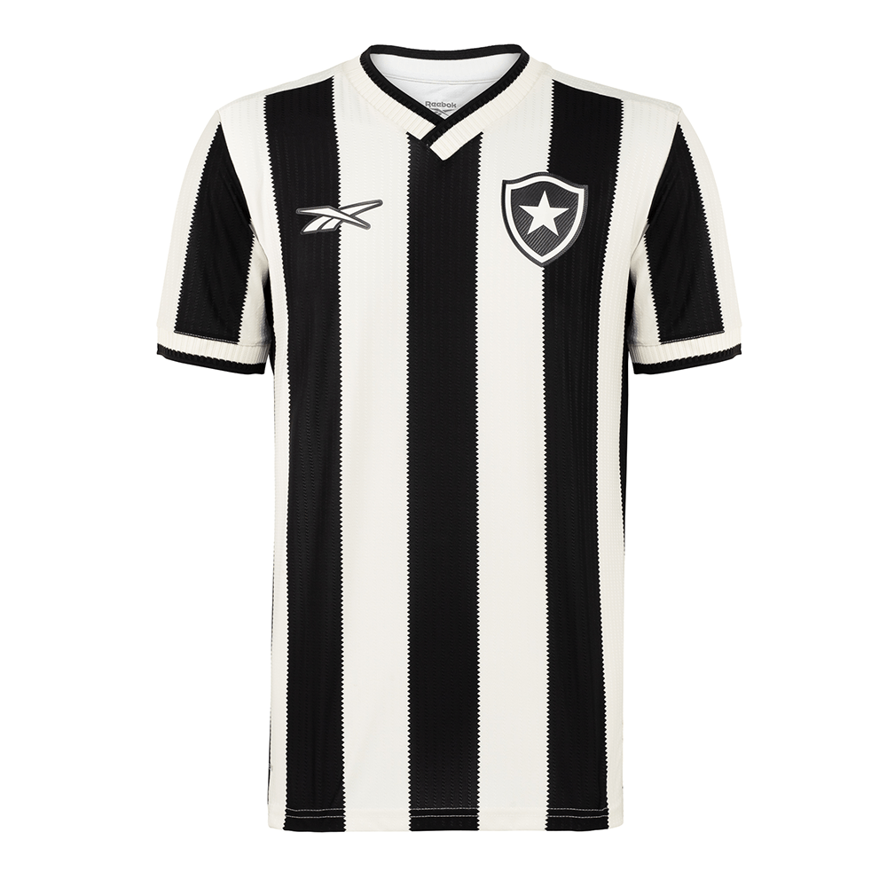 Camisa Botafogo Home 24/25 - Preta e Branca | Torcedor