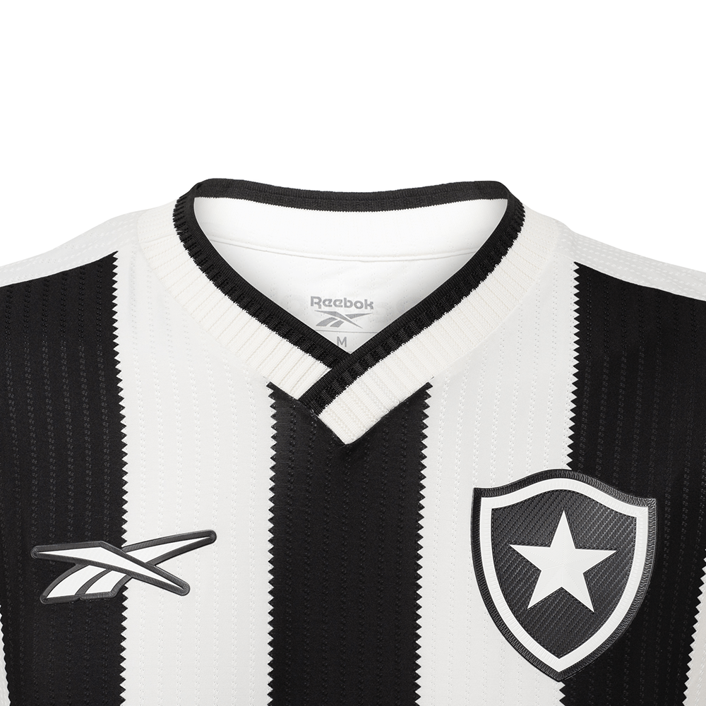 Camisa Botafogo Home 24/25 - Preta e Branca | Torcedor