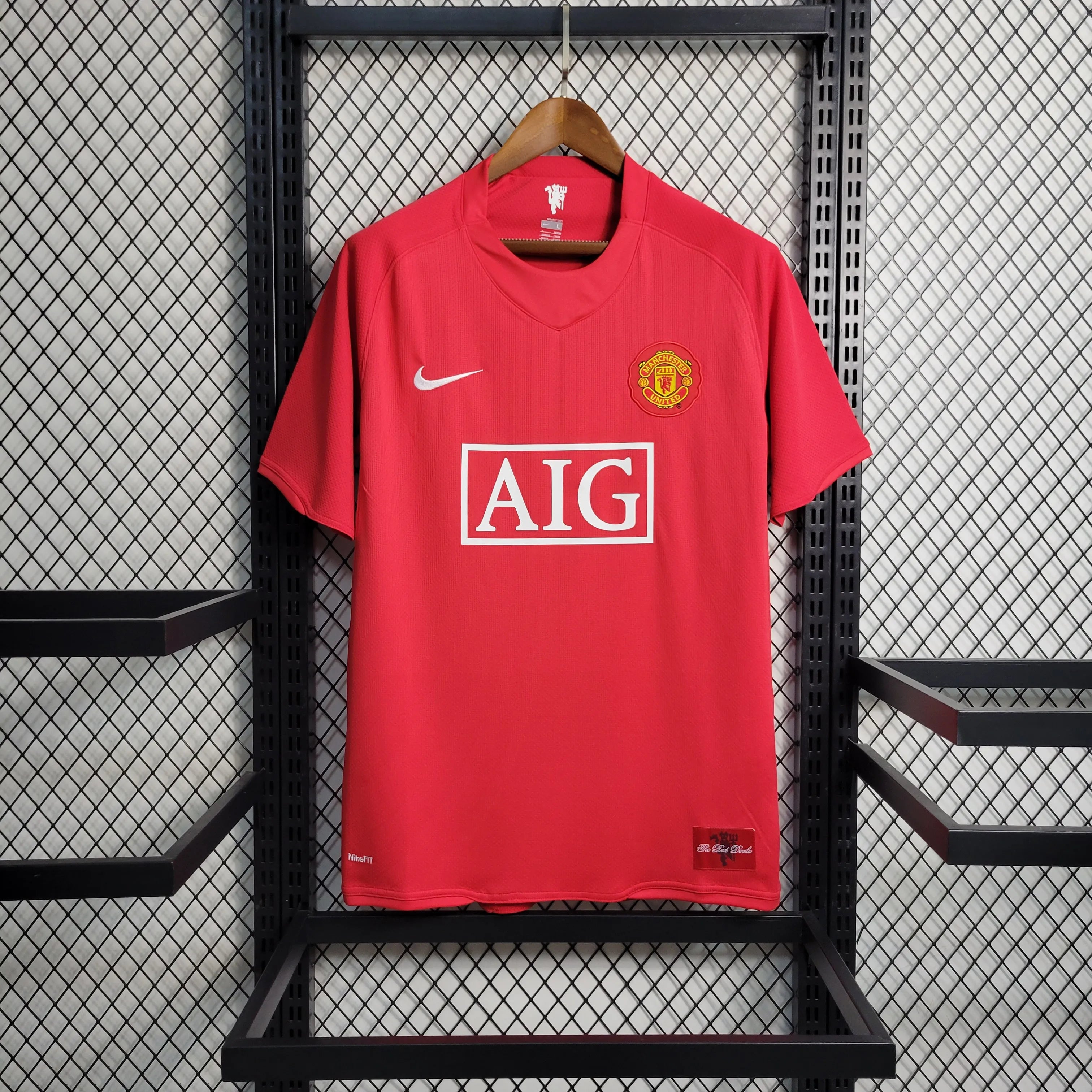 Camisa Manchester United Home 07/08 Retrô - Vermelha | Torcedor