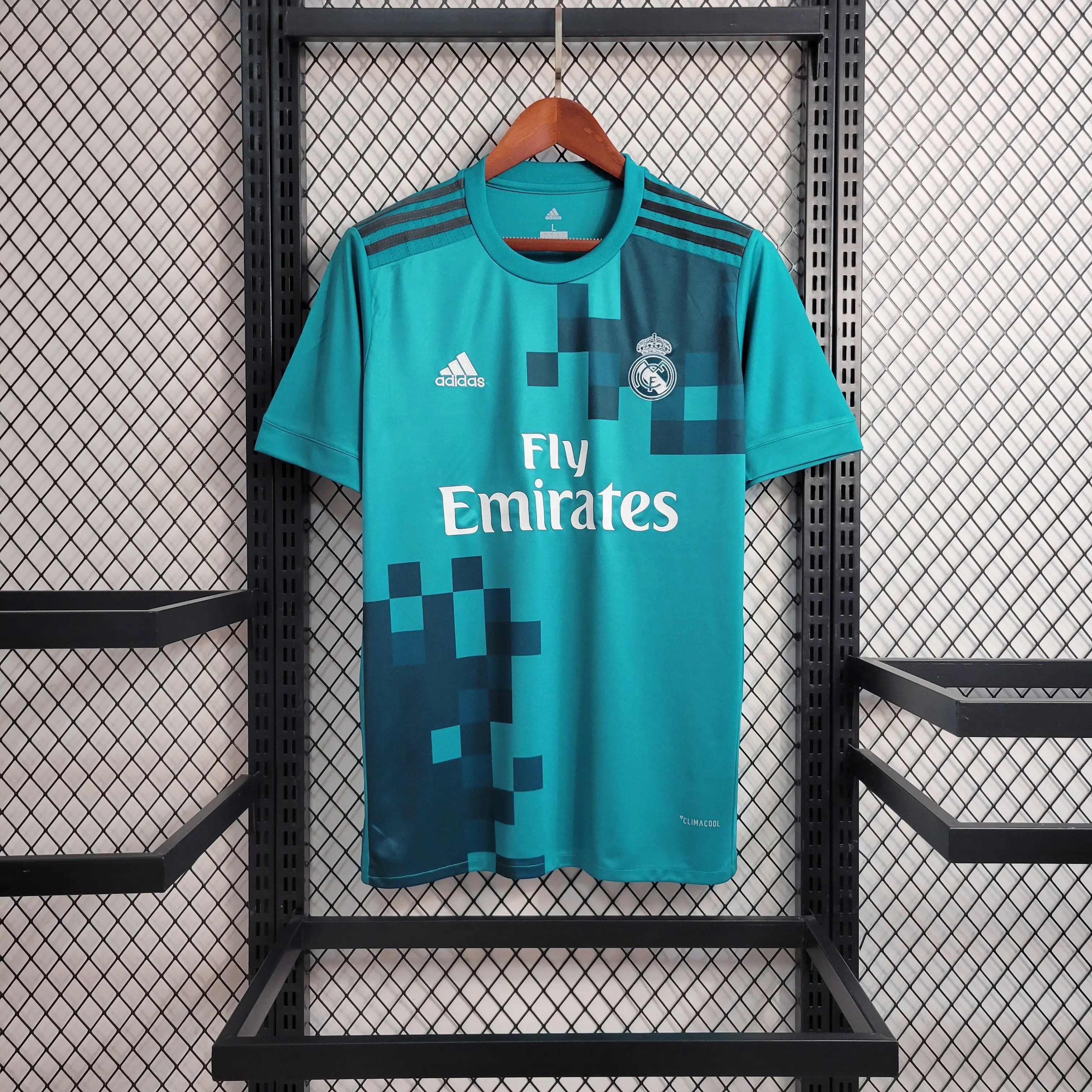 Camisa Real Madrid Third 17/18 Retrô - Azul | Torcedor