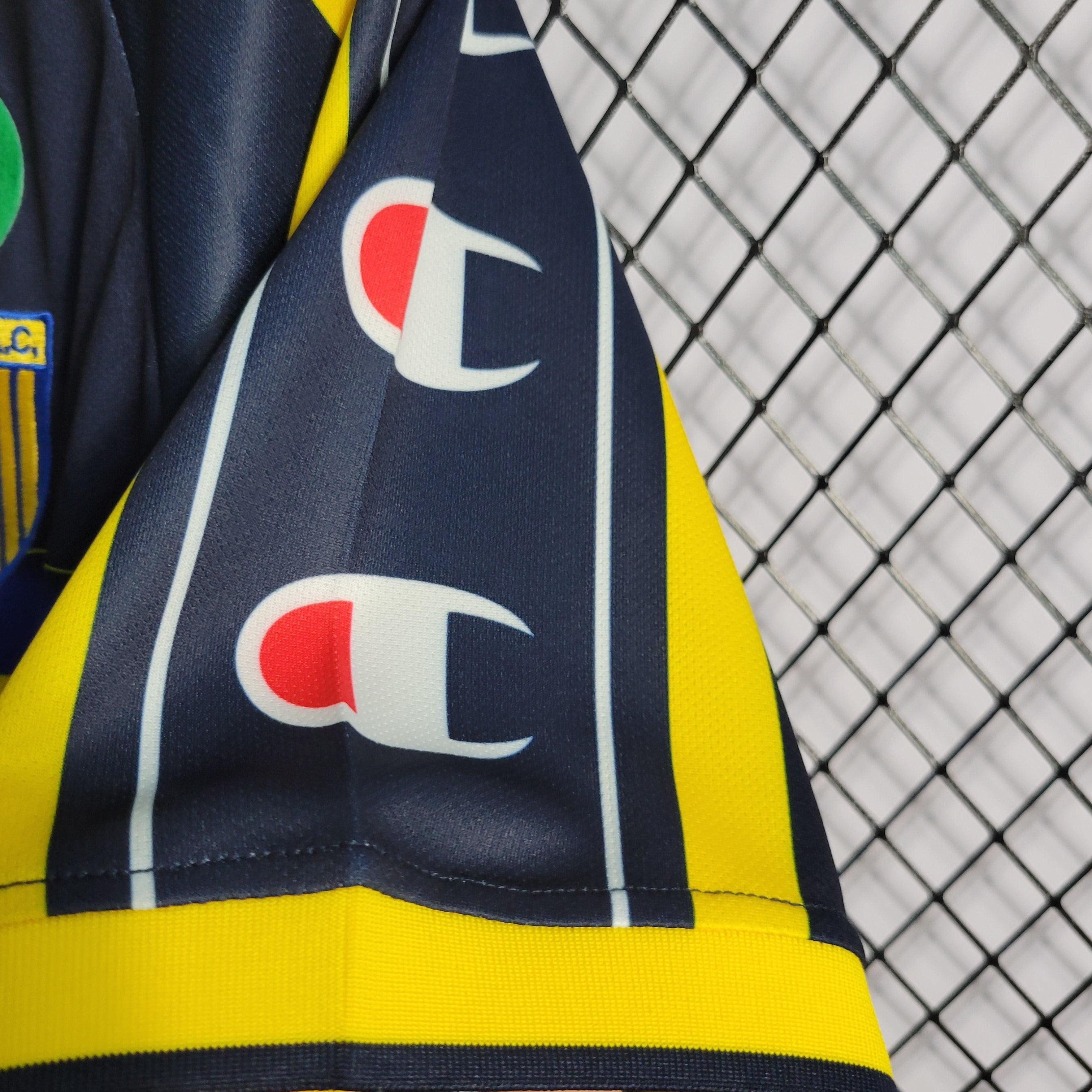 Camisa Parma Away 99/00 Retrô - Azul e Amarela | Torcedor