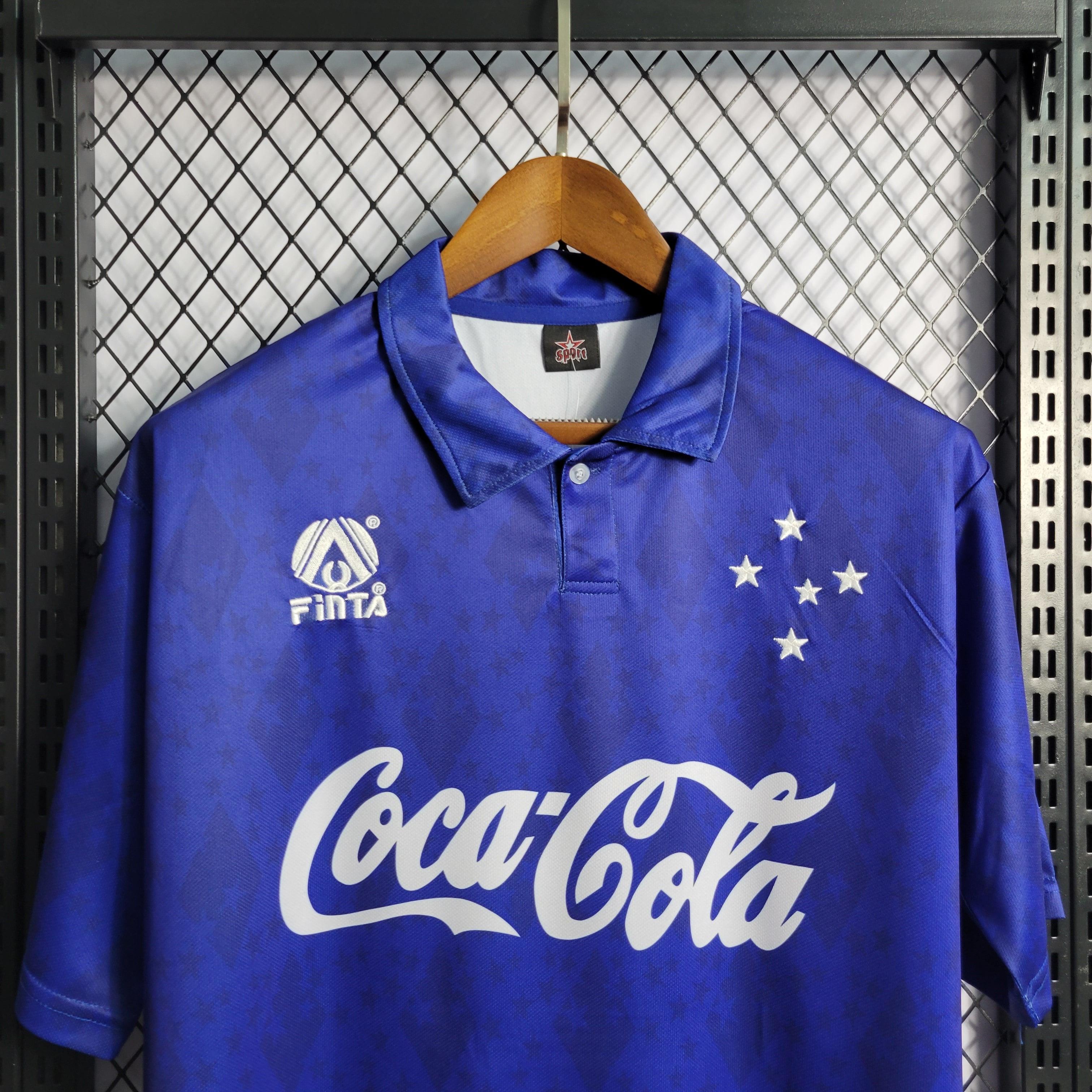 Camisa Cruzeiro Home 93/94 Retrô - Azul | Torcedor