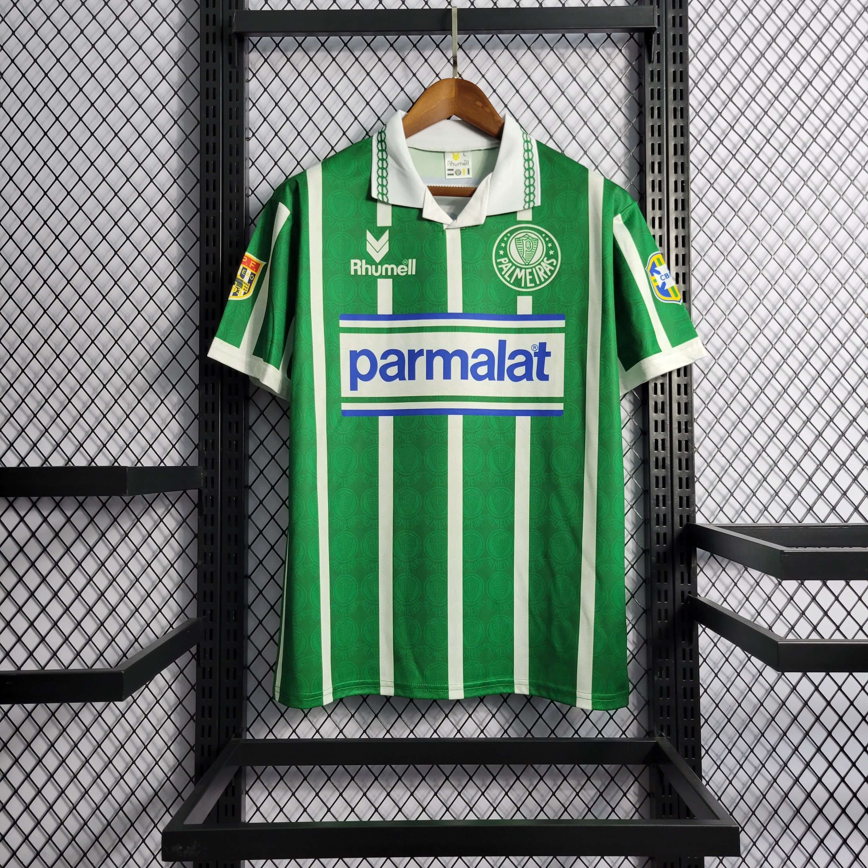 Camisa Palmeiras Home 93/94 Retrô - Verde e Branca | Torcedor