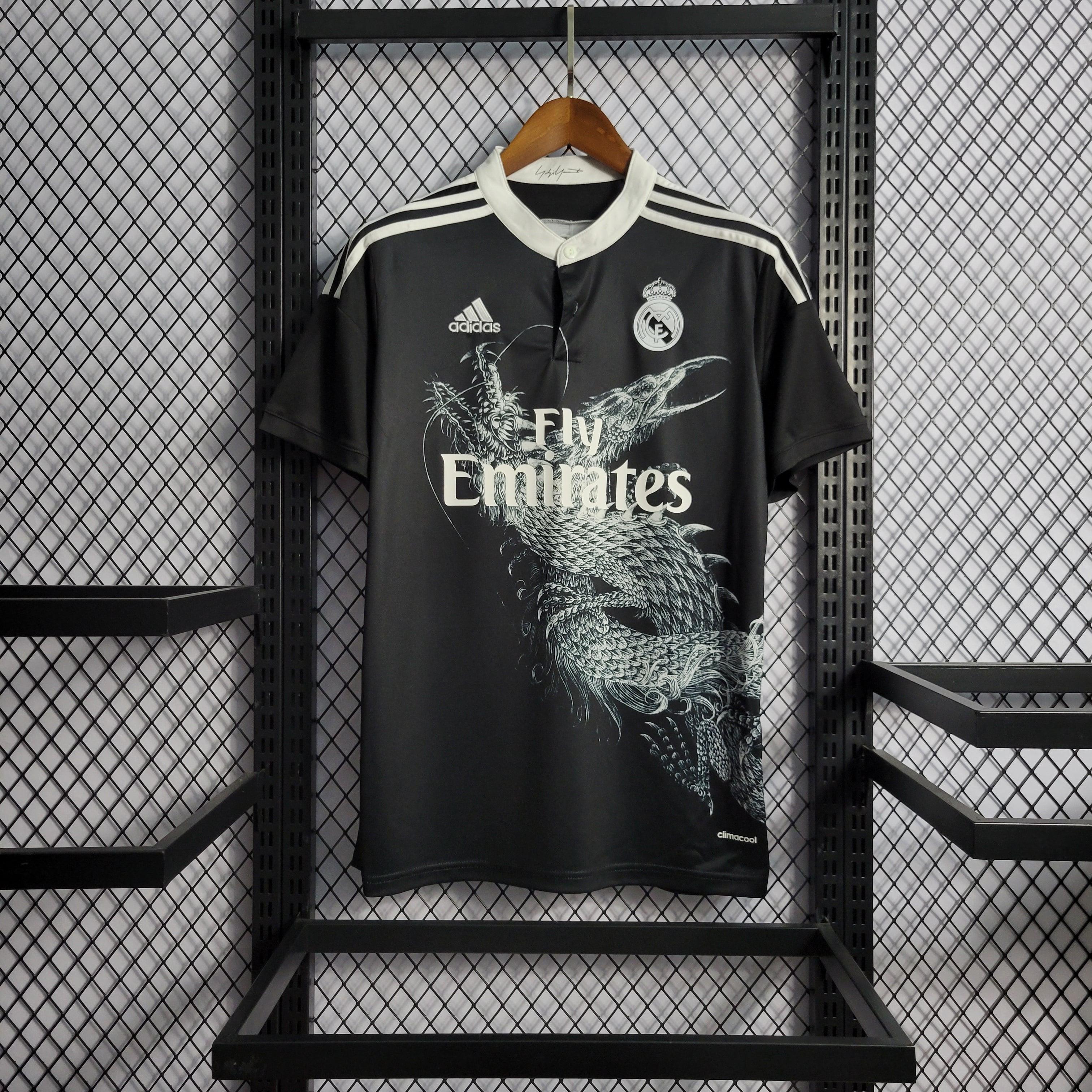 Camisa Real Madrid Third 14/15 Retrô - Preta | Torcedor