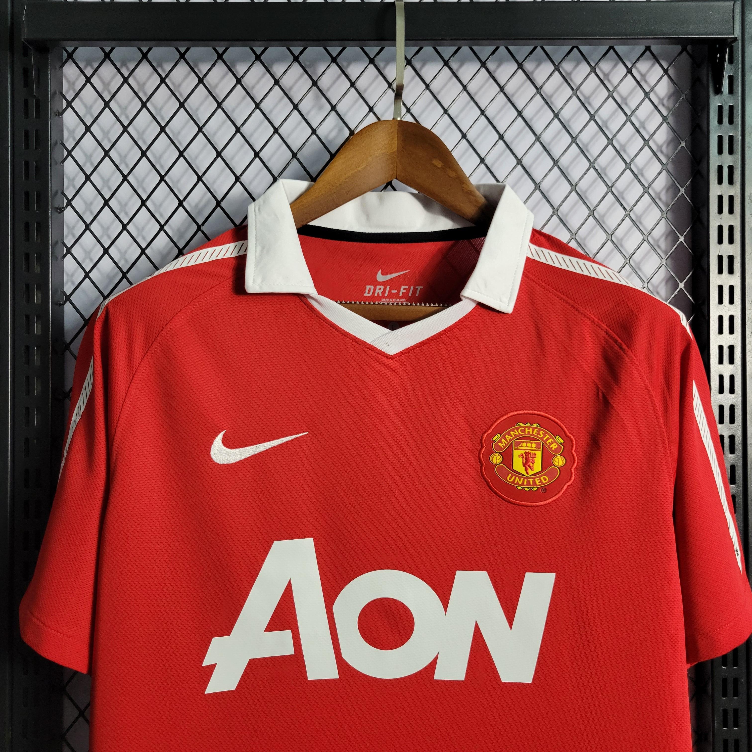 Camisa Manchester United Home 10/11 Retrô - Vermelha | Torcedor