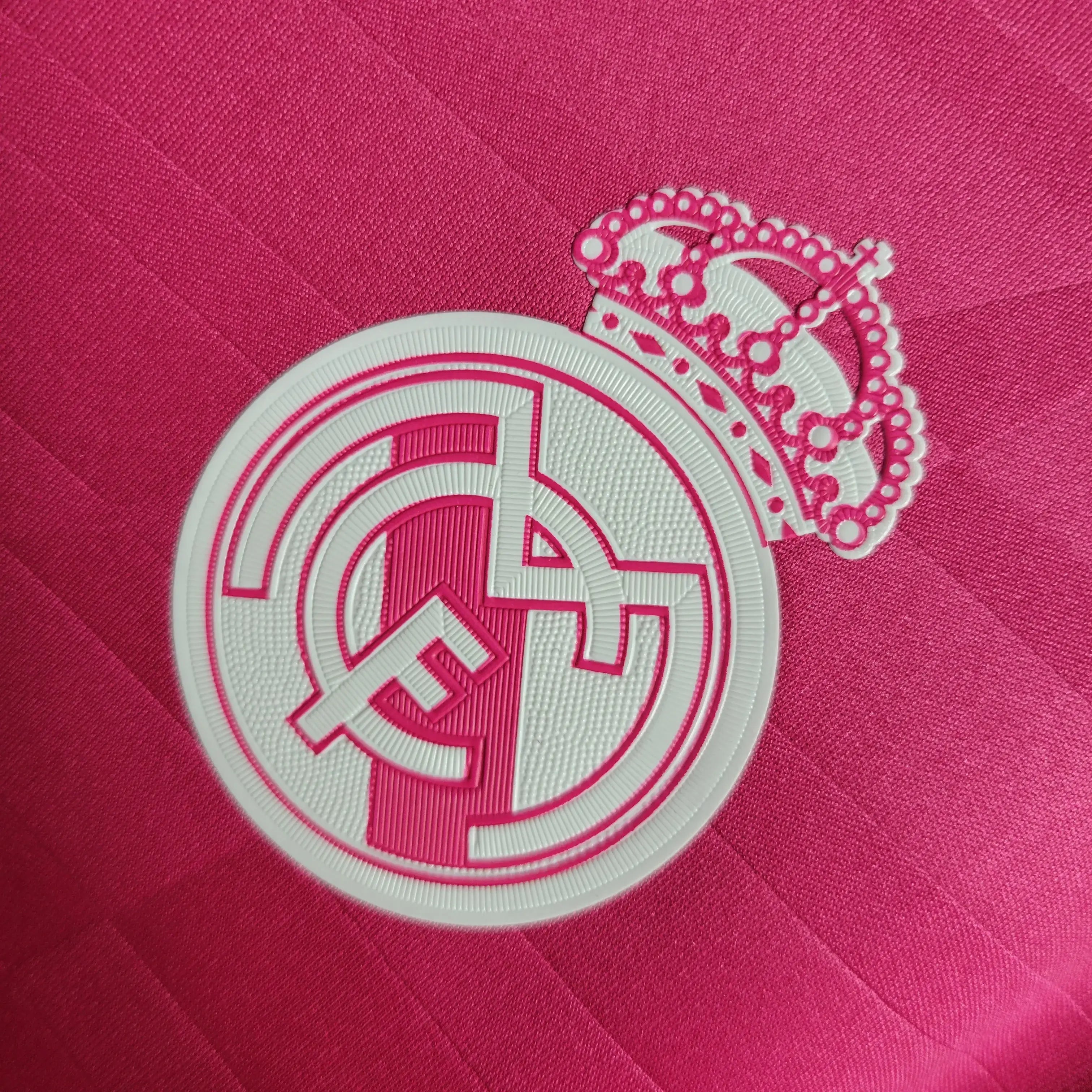 Camisa Real Madrid Away 14/15 Retrô - Rosa | Torcedor