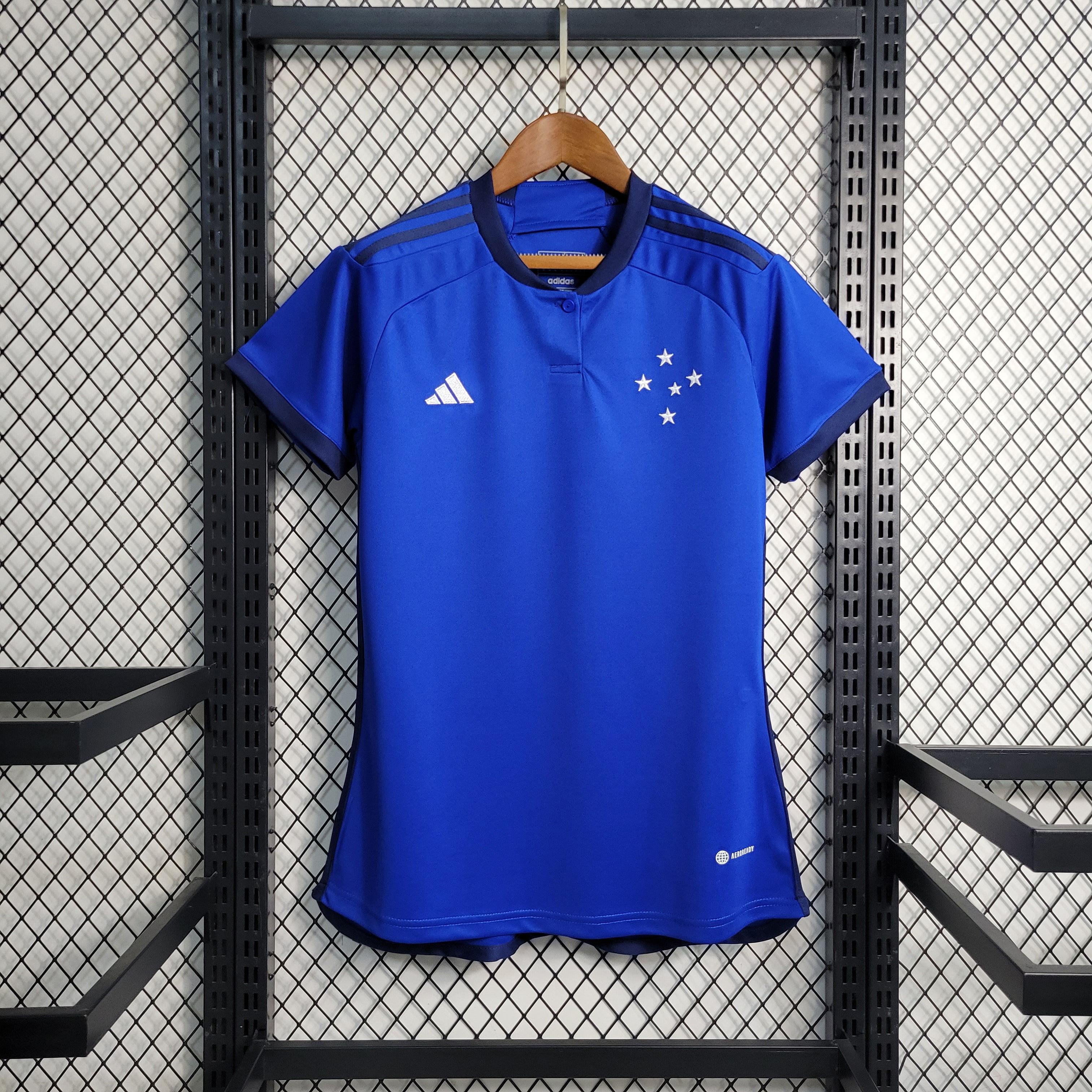 Camisa Cruzeiro Home 23/24 Feminina - Azul | Torcedor