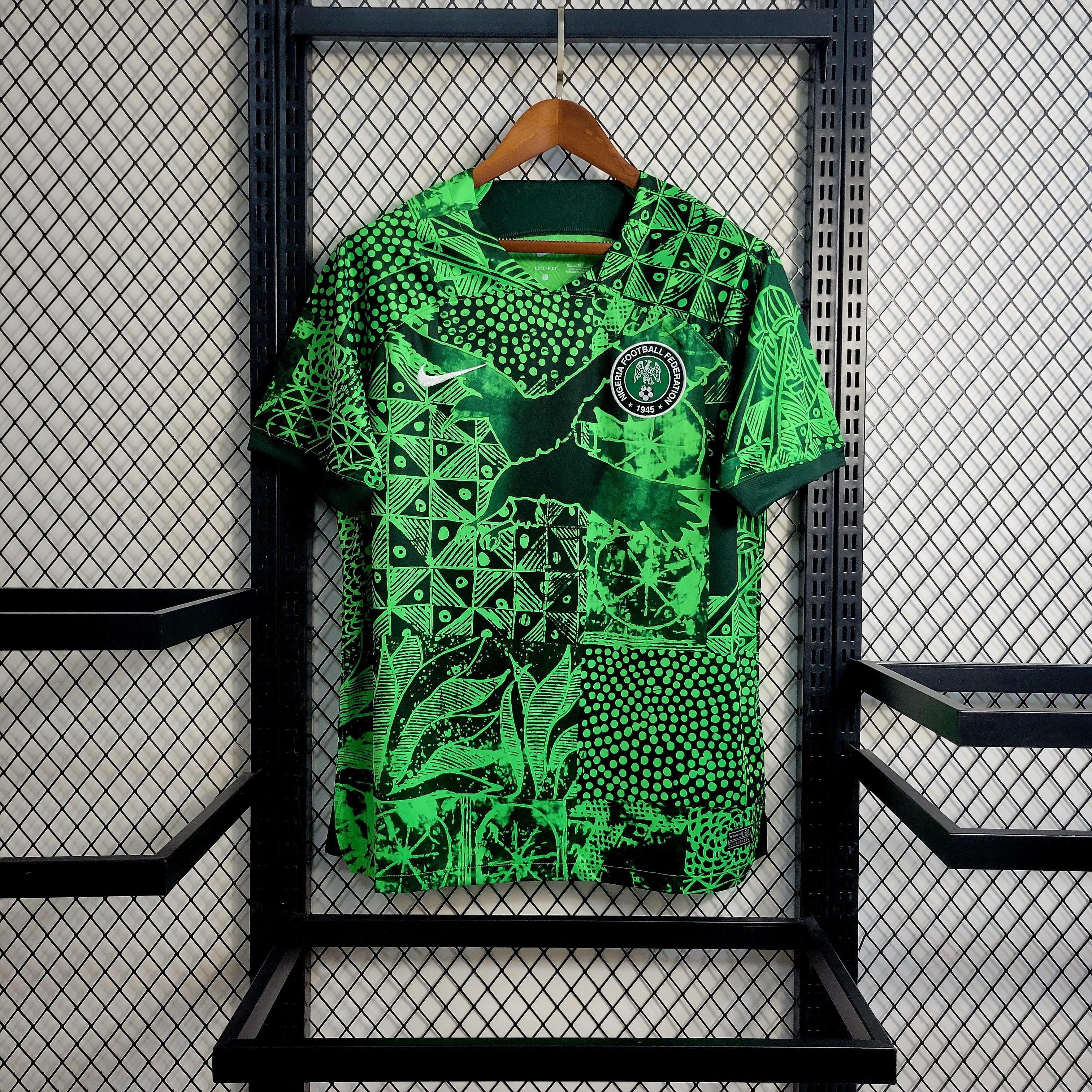 Camisa Nigéria Home 2023 - Verde | Torcedor