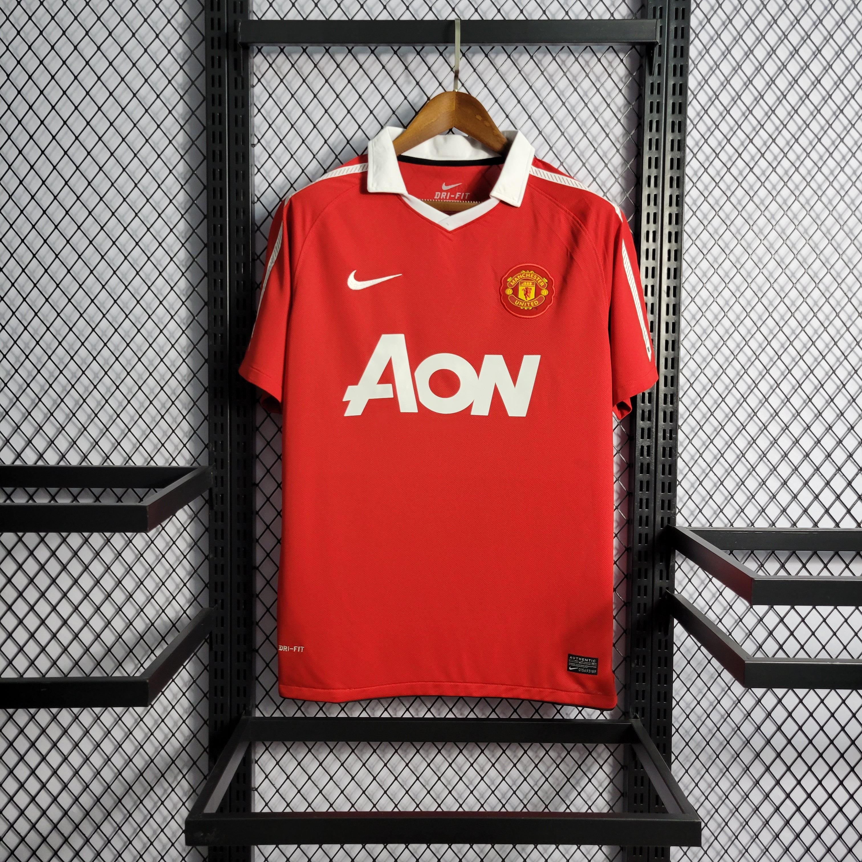 Camisa Manchester United Home 10/11 Retrô - Vermelha | Torcedor