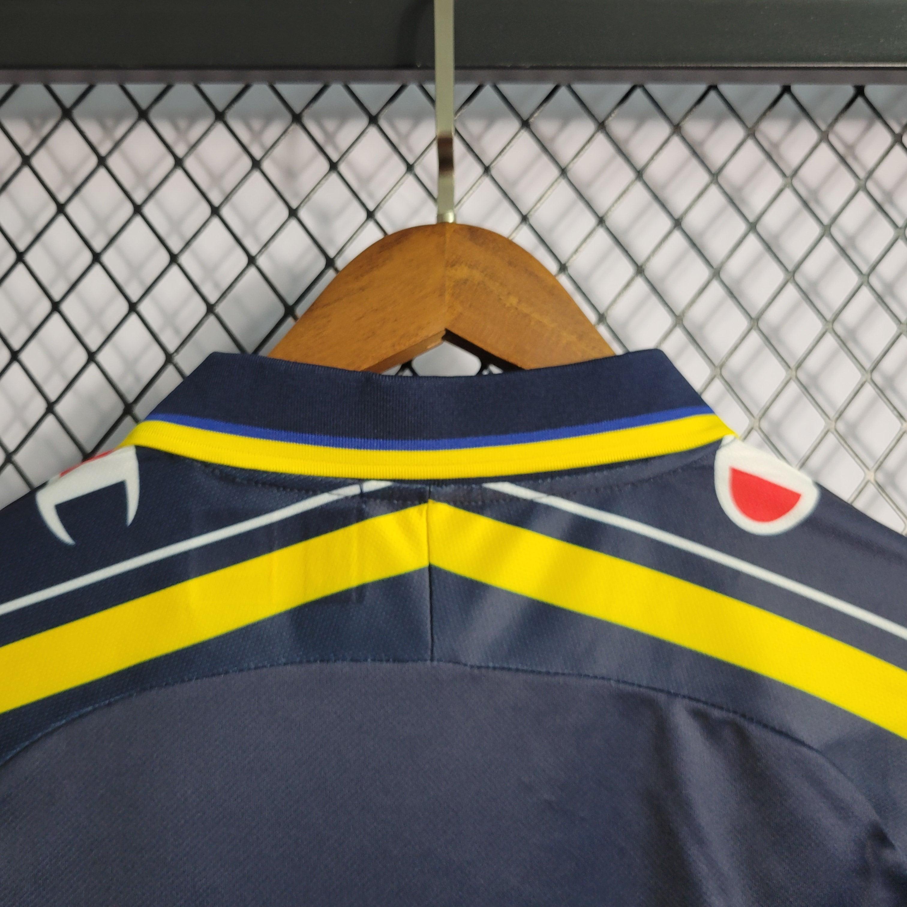 Camisa Parma Away 99/00 Retrô - Azul e Amarela | Torcedor