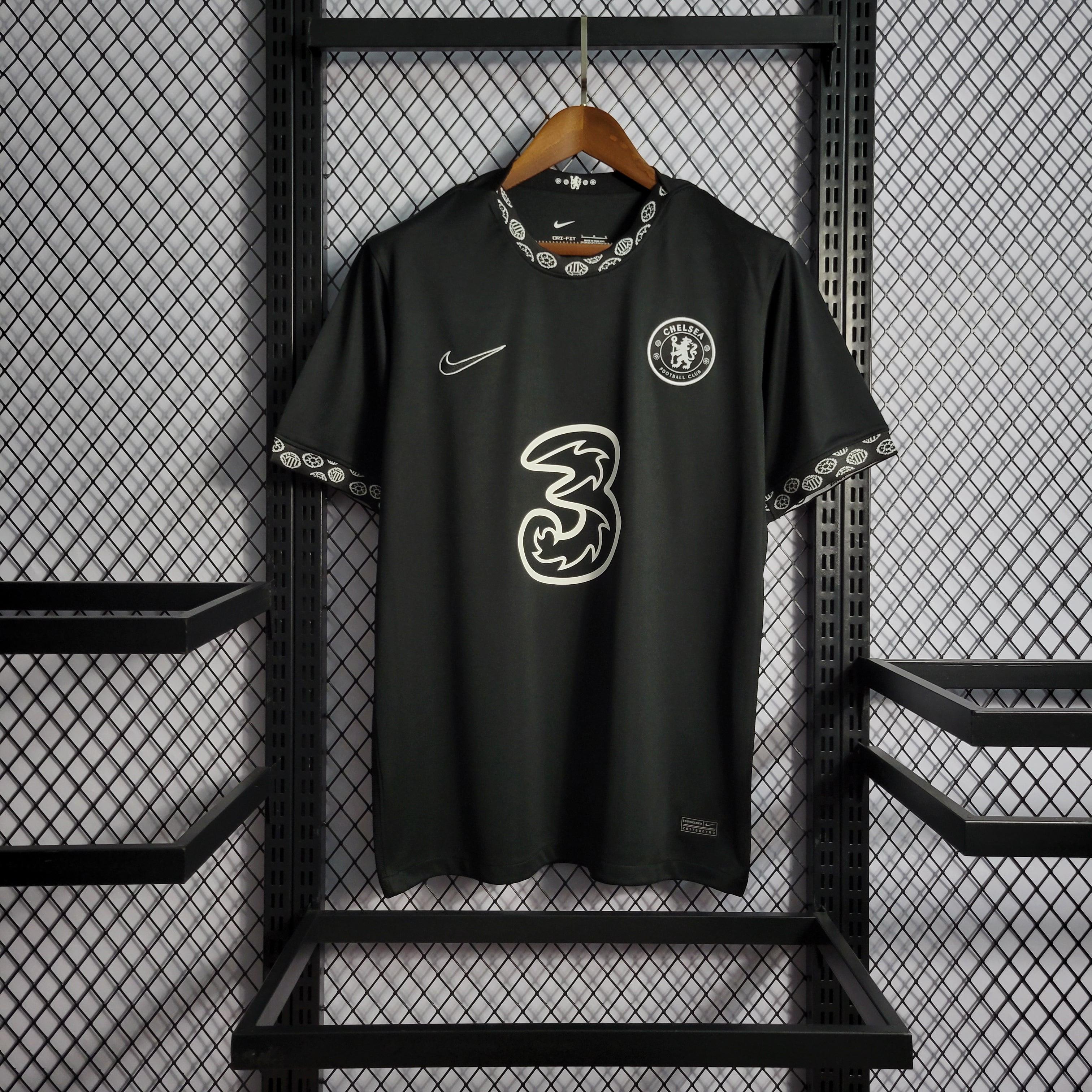 Camisa Chelsea Black 22/23 - Preta | Torcedor