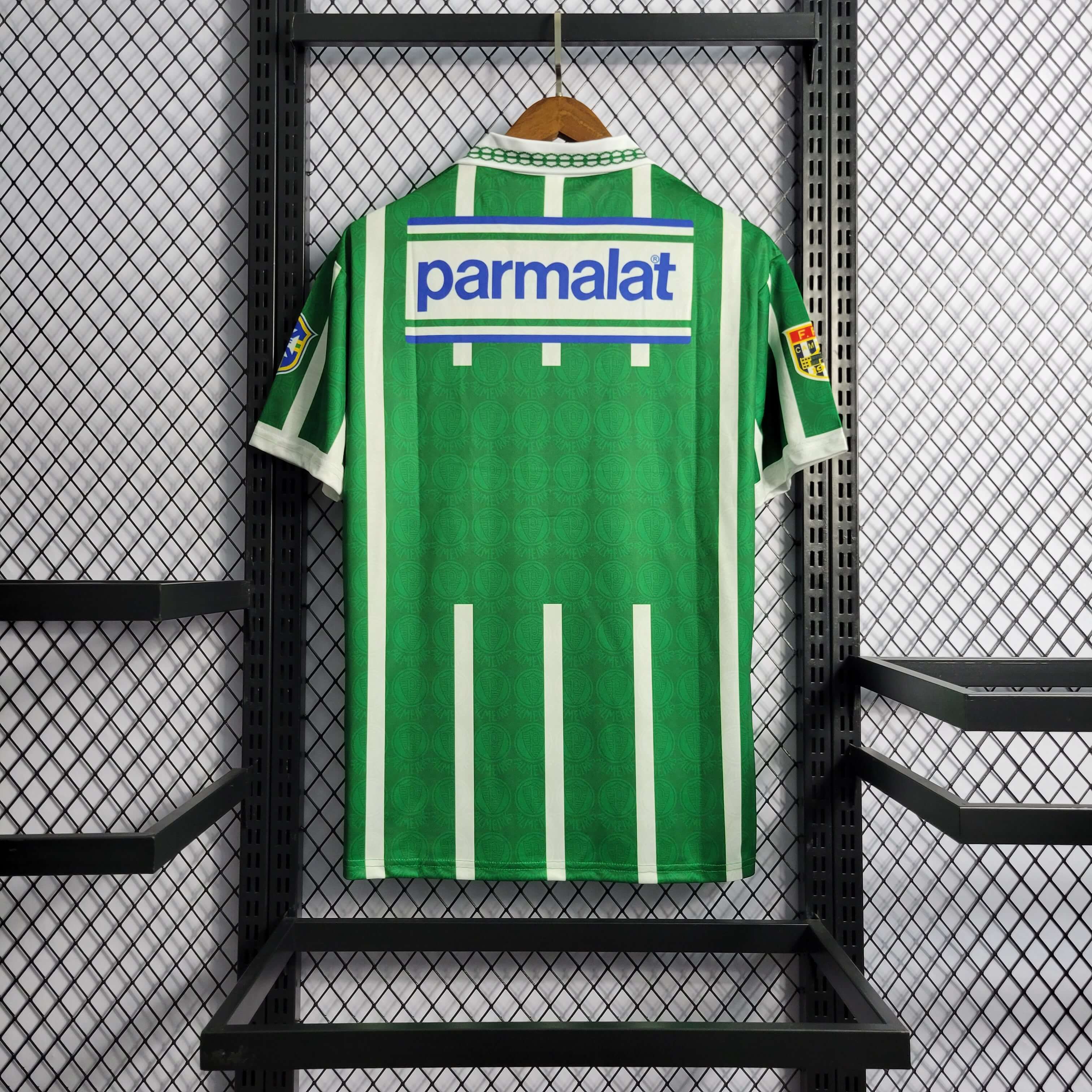 Camisa Palmeiras Home 93/94 Retrô - Verde e Branca | Torcedor