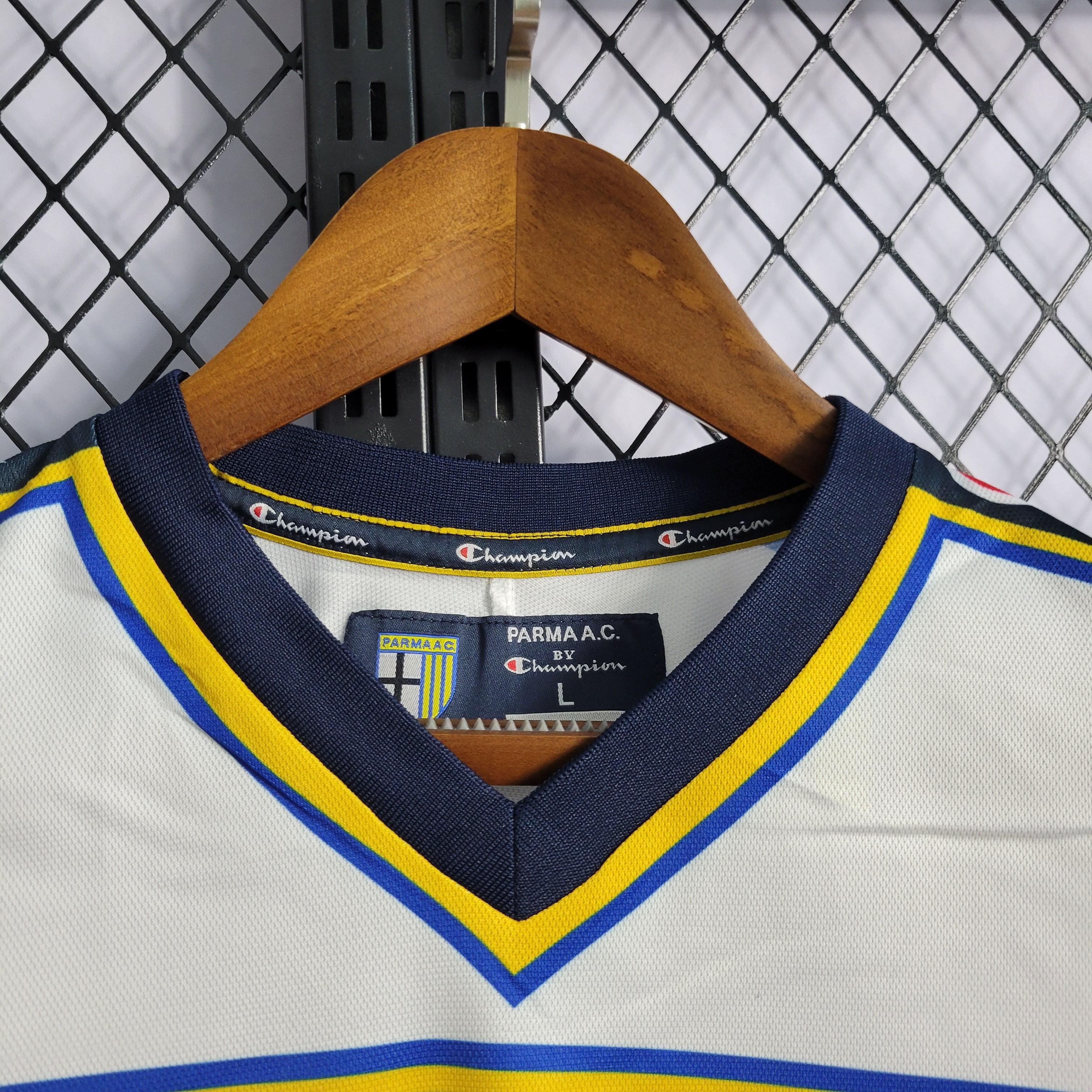 Camisa Parma Home 02/03 Retrô - Branca | Torcedor