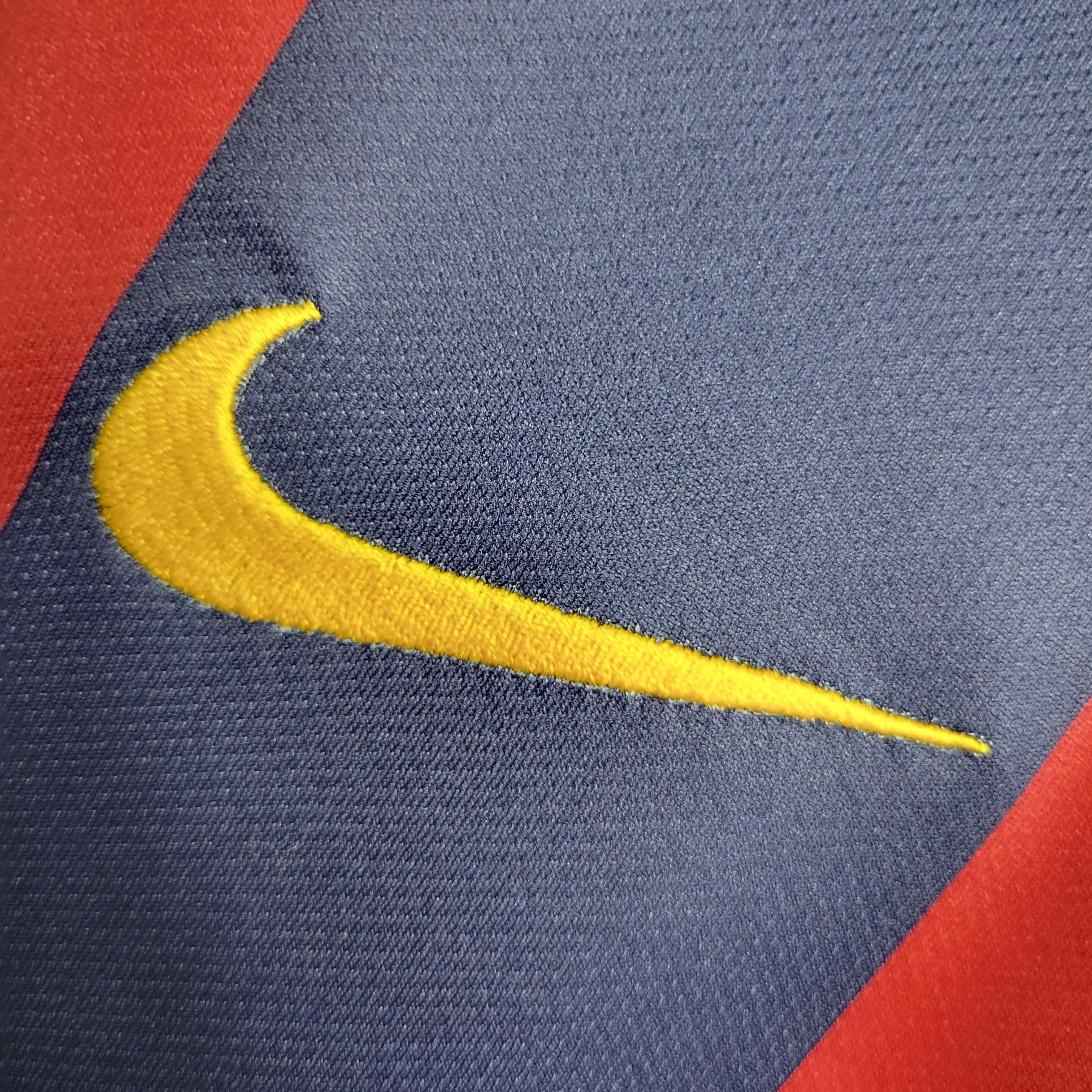 Camisa Barcelona Home 14/15 Retrô - Azul e Vermelha | Torcedor