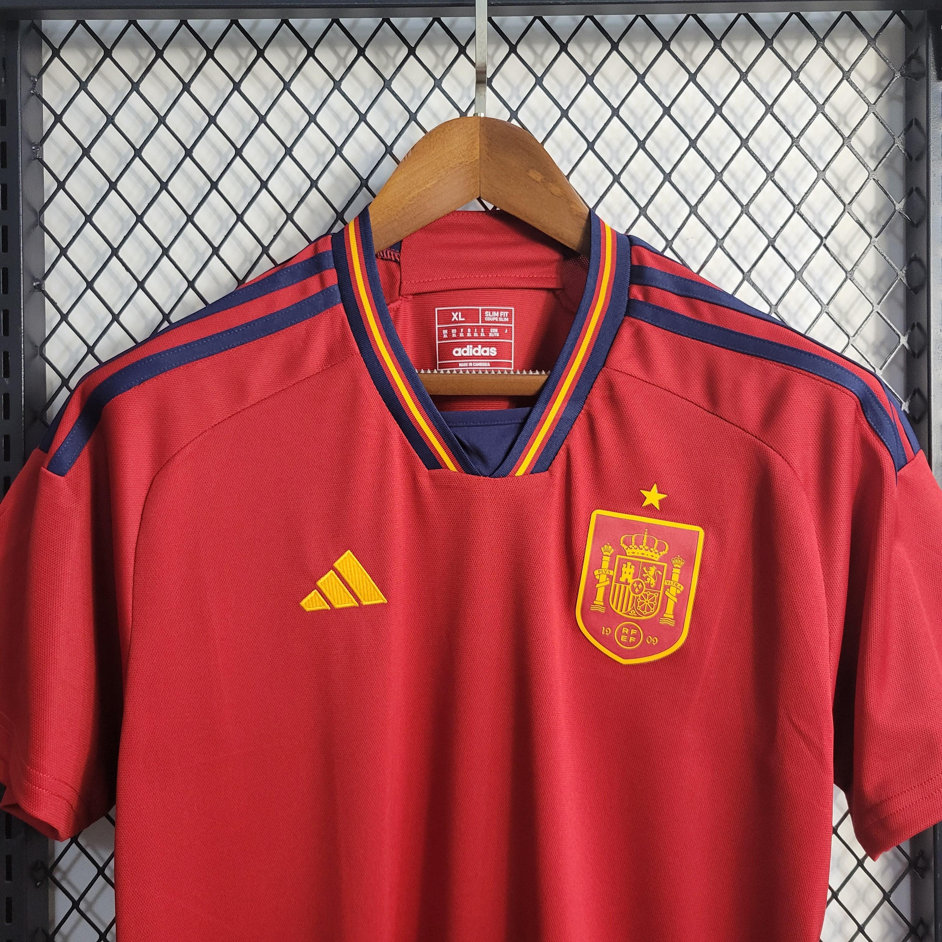 Camisa Espanha Home 2022 - Vermelha | Torcedor