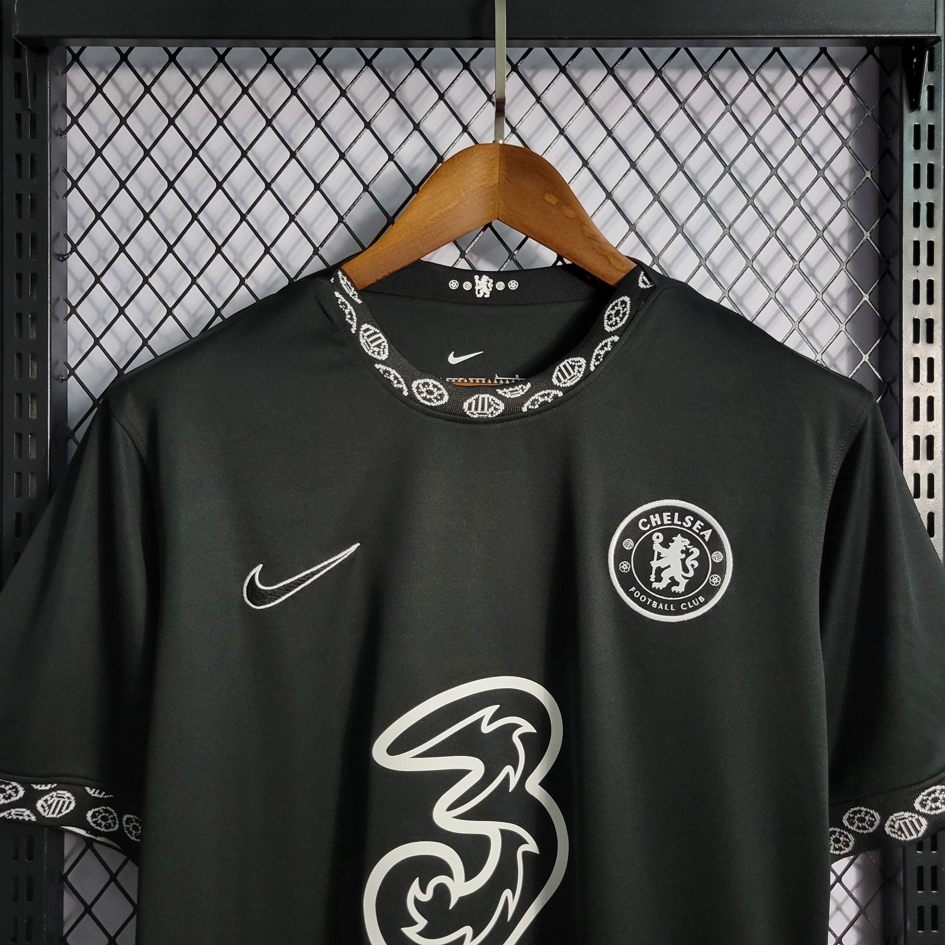 Camisa Chelsea Black 22/23 - Preta | Torcedor