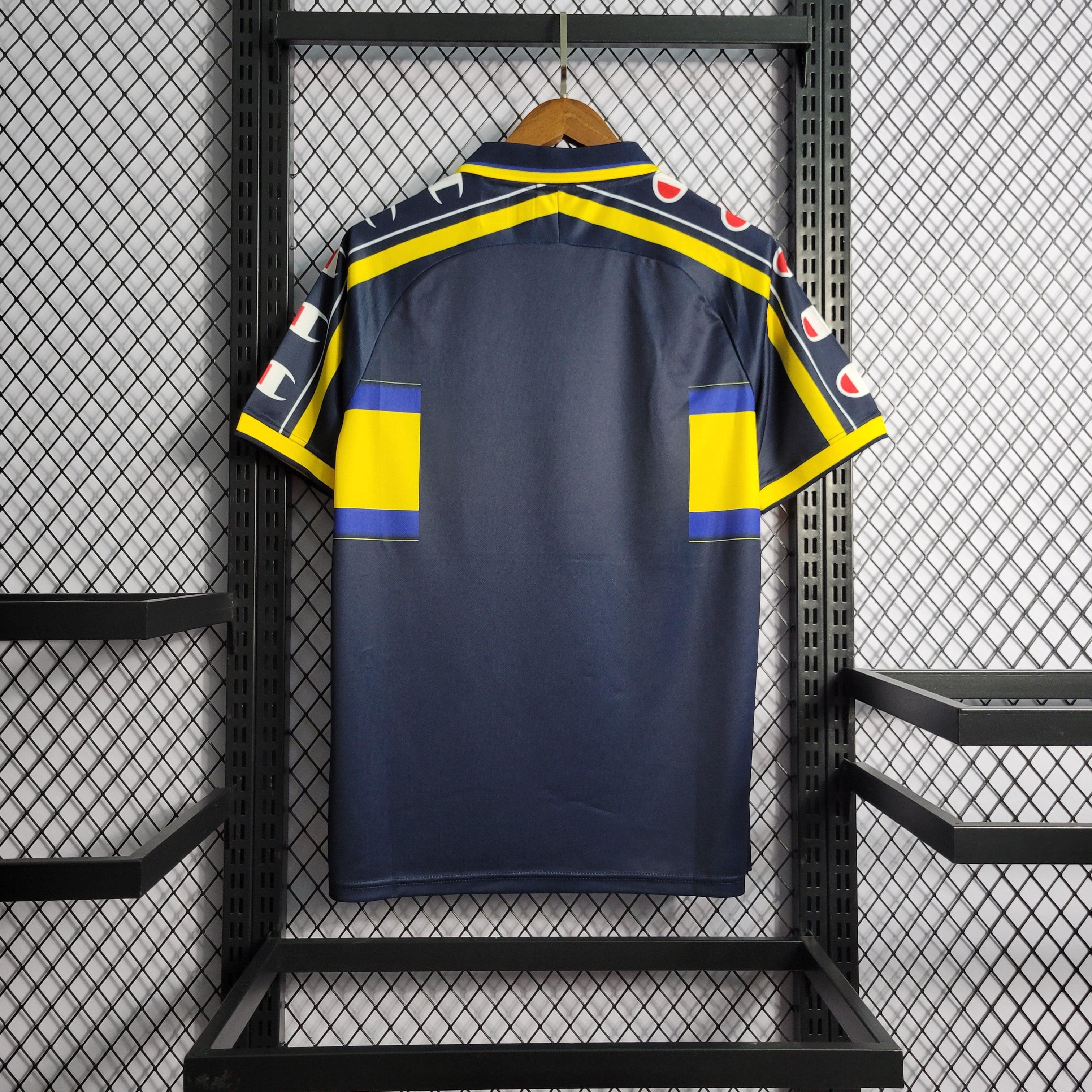 Camisa Parma Away 99/00 Retrô - Azul e Amarela | Torcedor