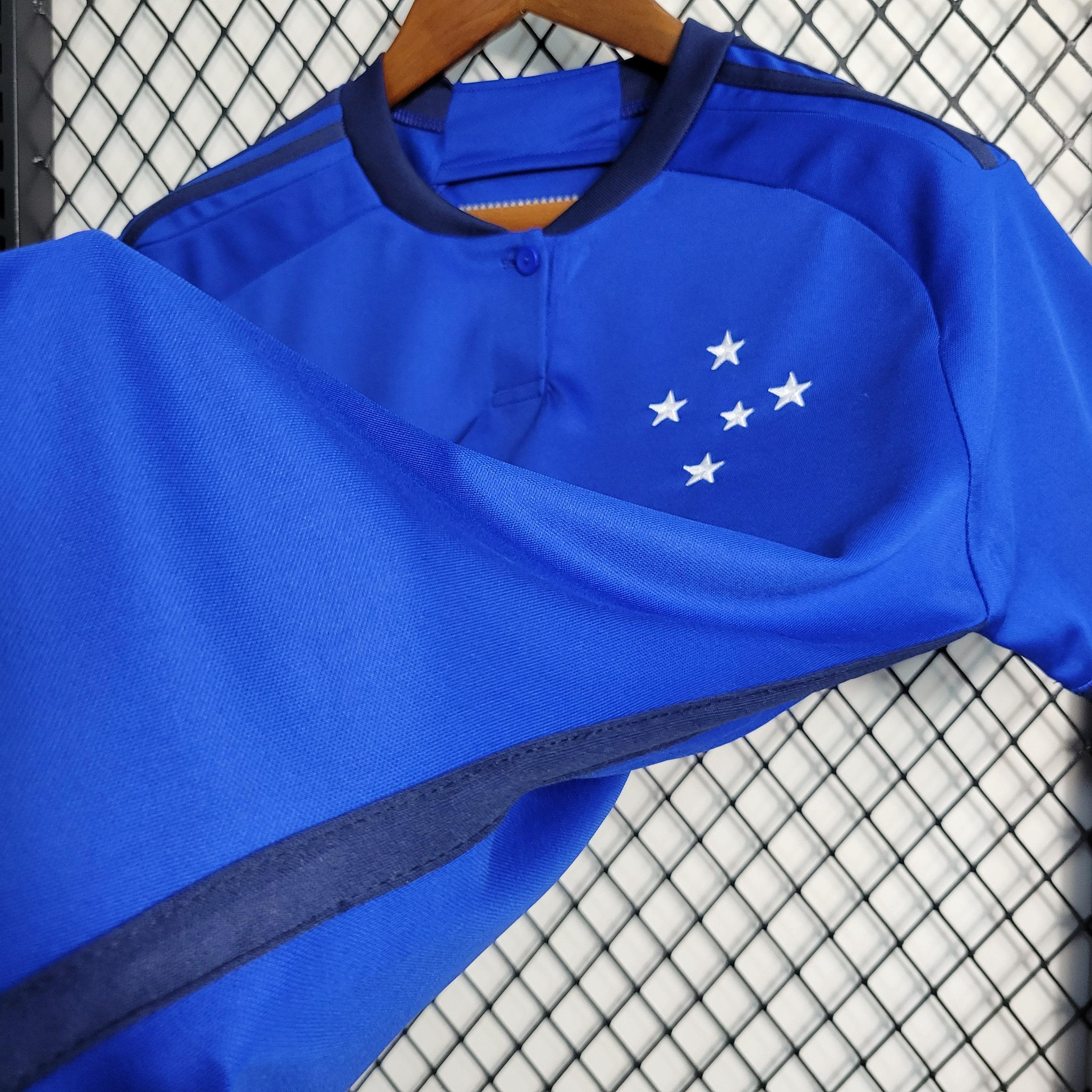 Camisa Cruzeiro Home 23/24 Feminina - Azul | Torcedor