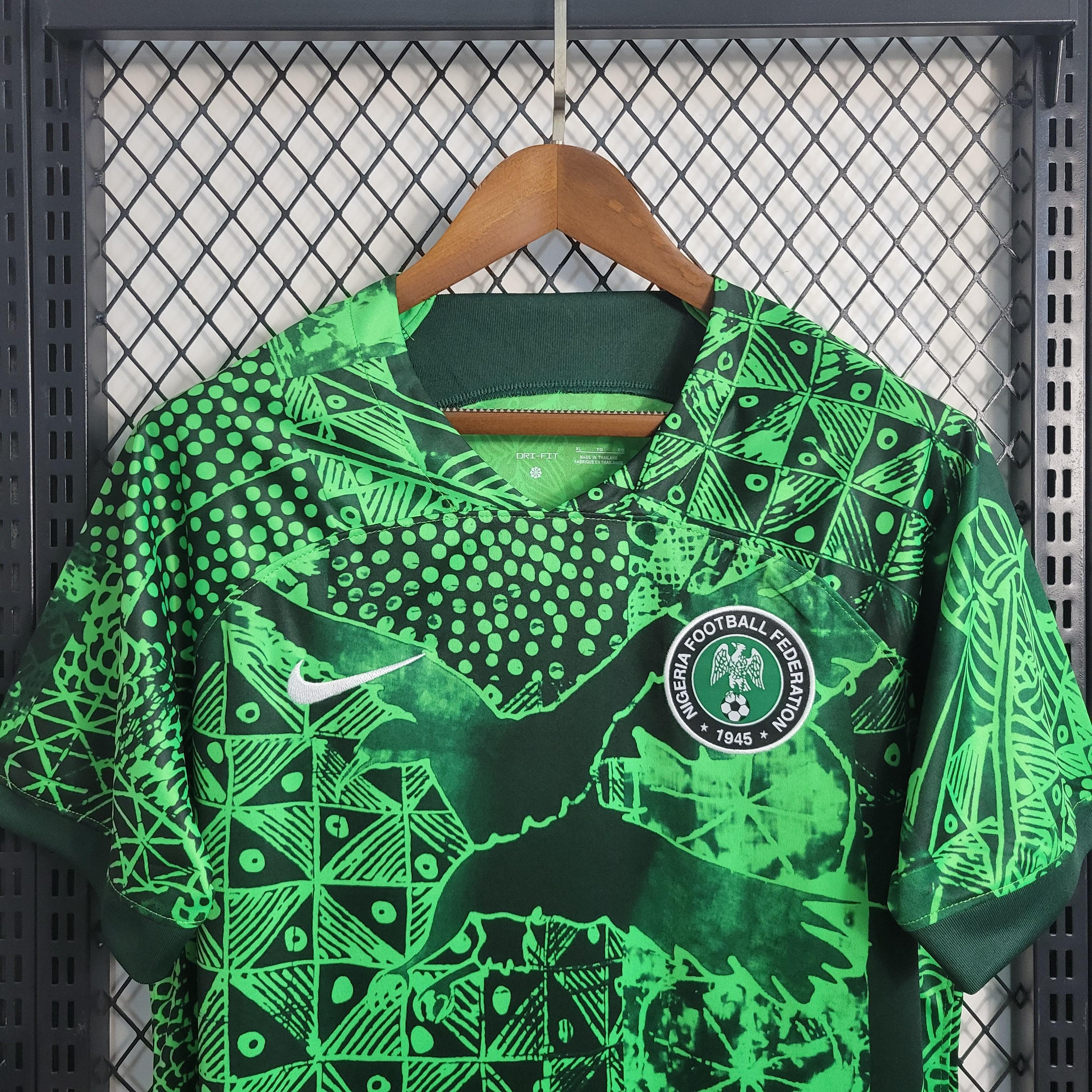 Camisa Nigéria Home 2023 - Verde | Torcedor