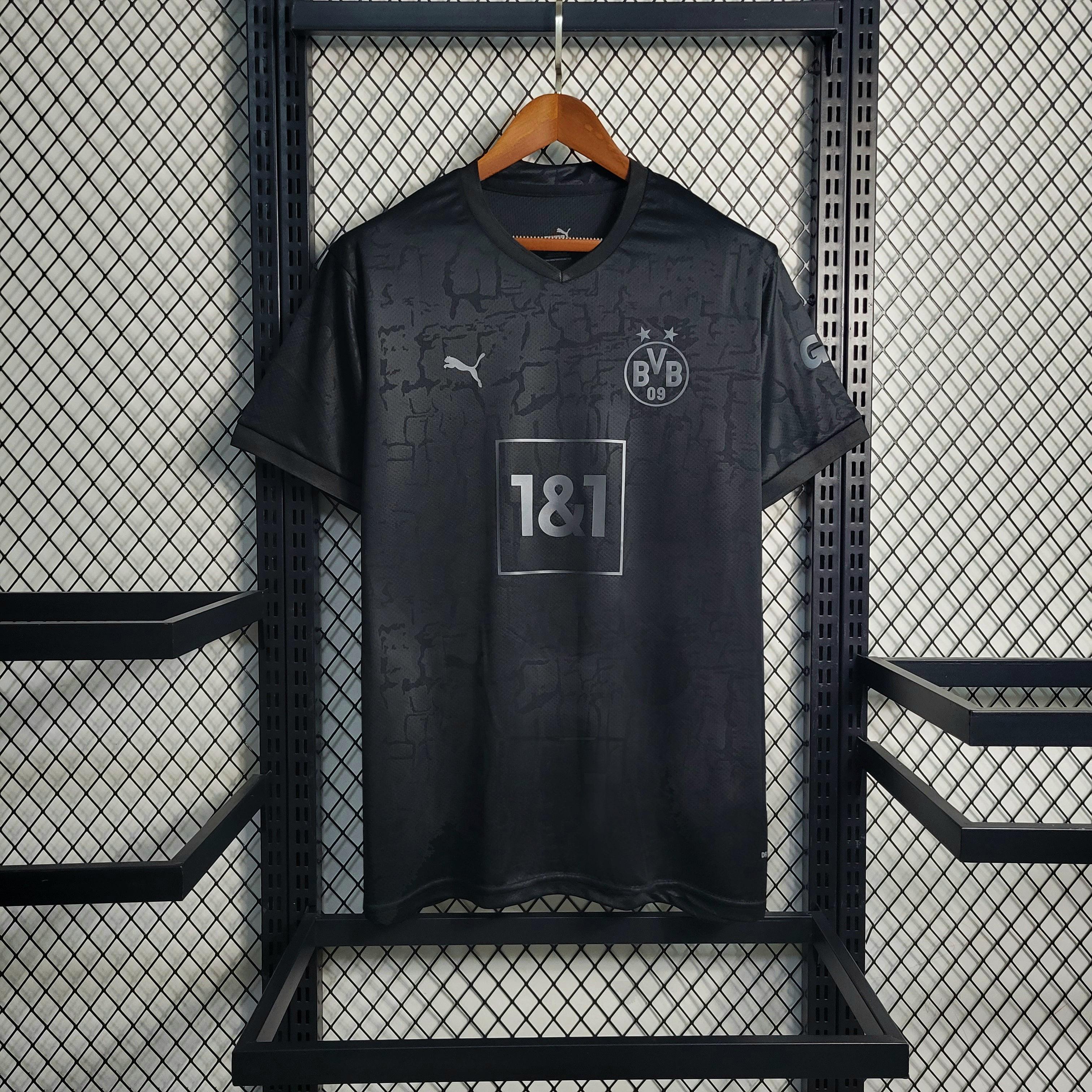 Camisa Borussia Dortmund Blackout 2023 - Preta | Torcedor