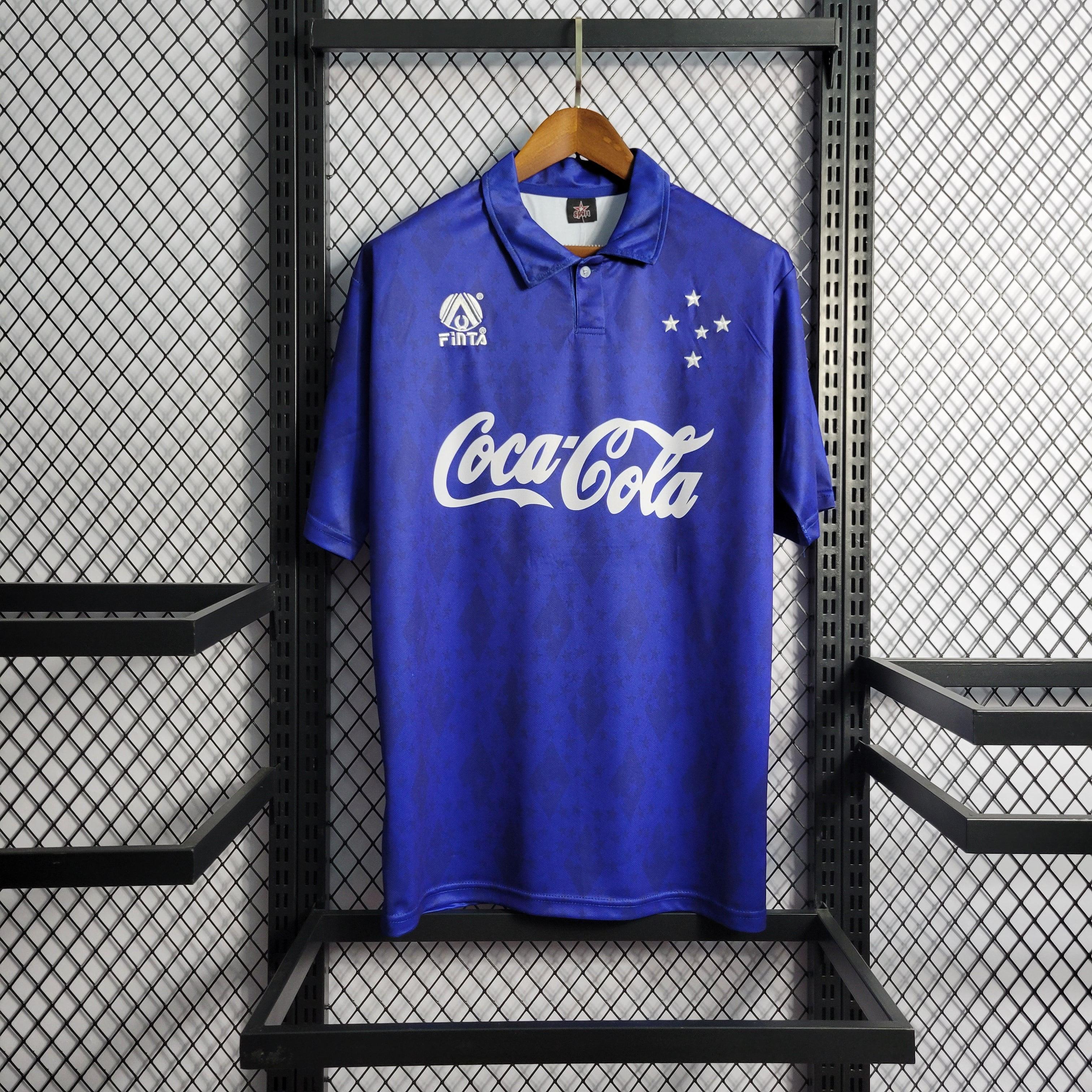 Camisa Cruzeiro Home 93/94 Retrô - Azul | Torcedor