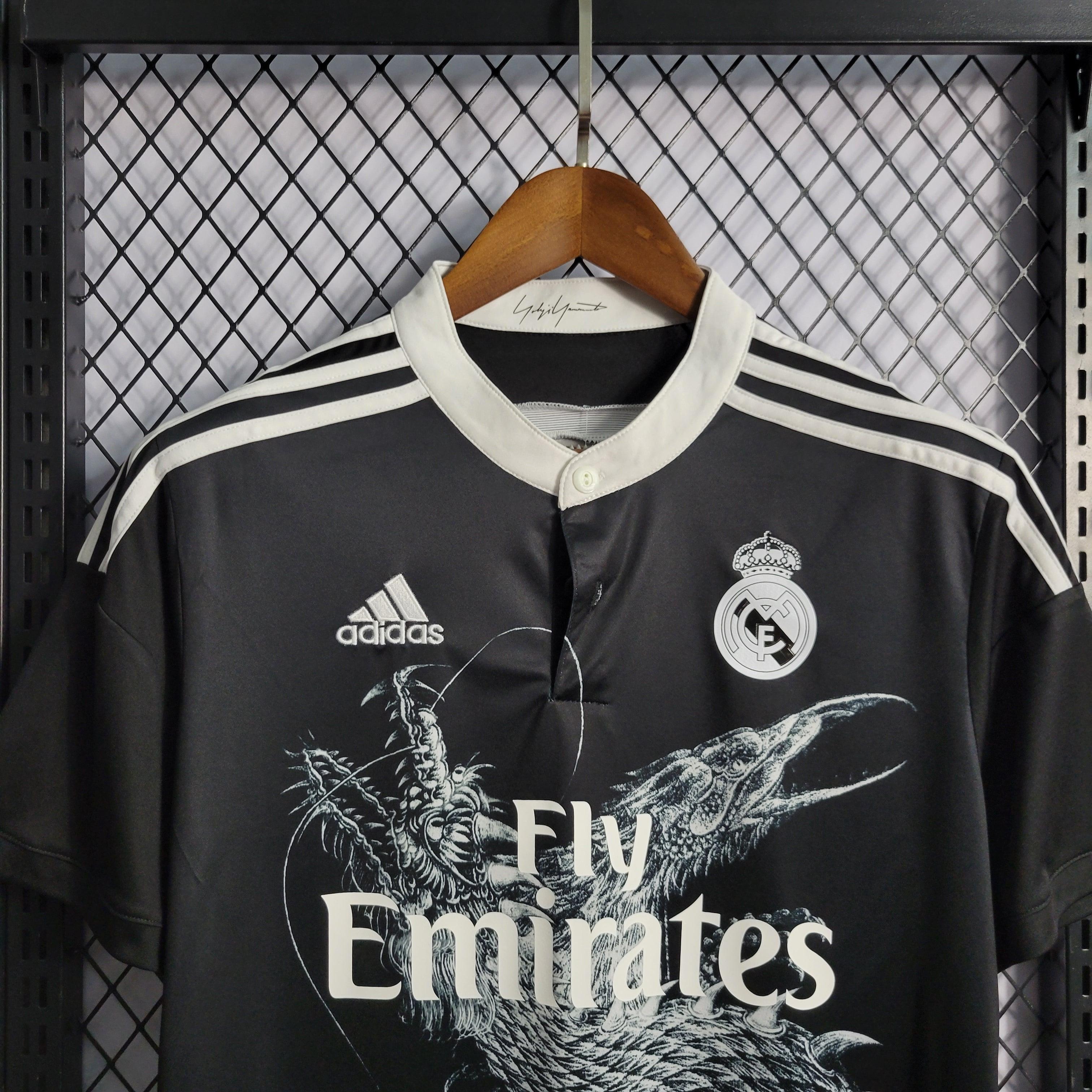 Camisa Real Madrid Third 14/15 Retrô - Preta | Torcedor