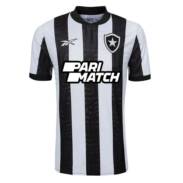 Camisa Botafogo Home 23/24 - Preta e Branca | Torcedor