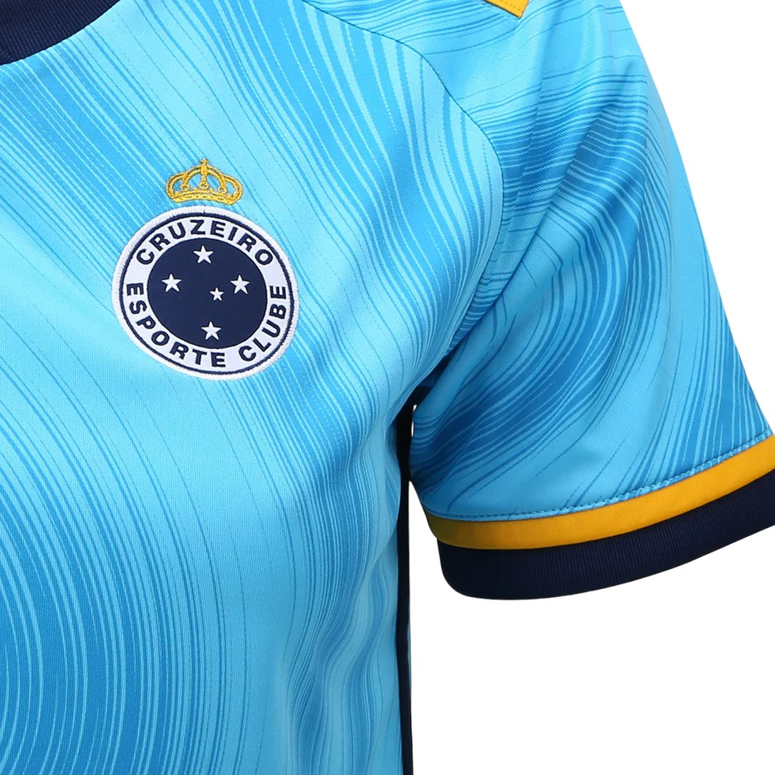 Camisa Cruzeiro Feminina Third 23/24 - Azul | Torcedor