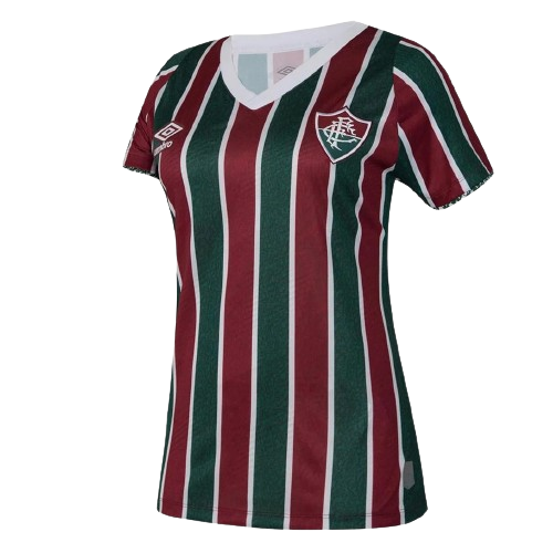 Camisa Fluminense Feminina Home 24/25 - Vinho e Verde | Torcedor