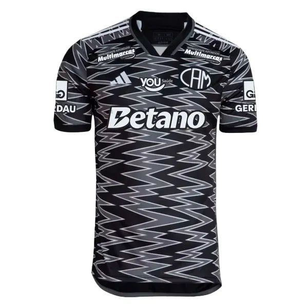 Camisa Atlético Mineiro Third 24/25 - Preta - C/ Patrocínio | Torcedor