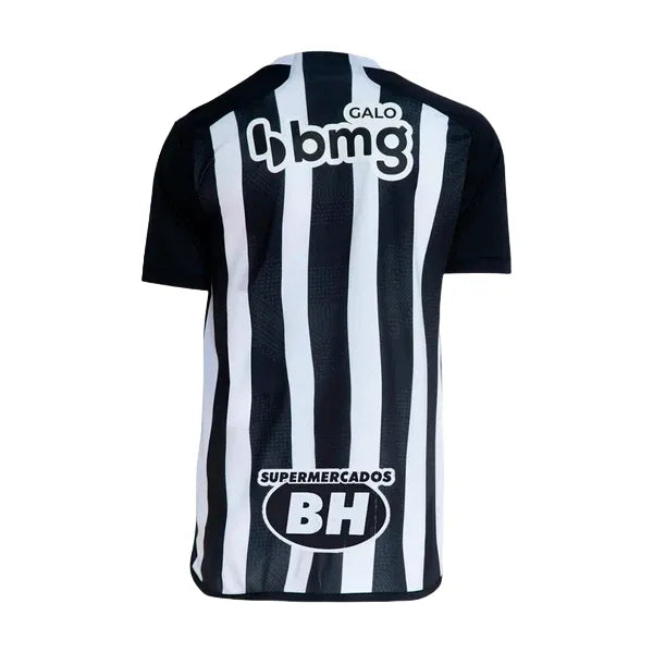 Camisa Atlético Mineiro Home 24/25 - Preta e Branca - C/ Patrocínio | Torcedor