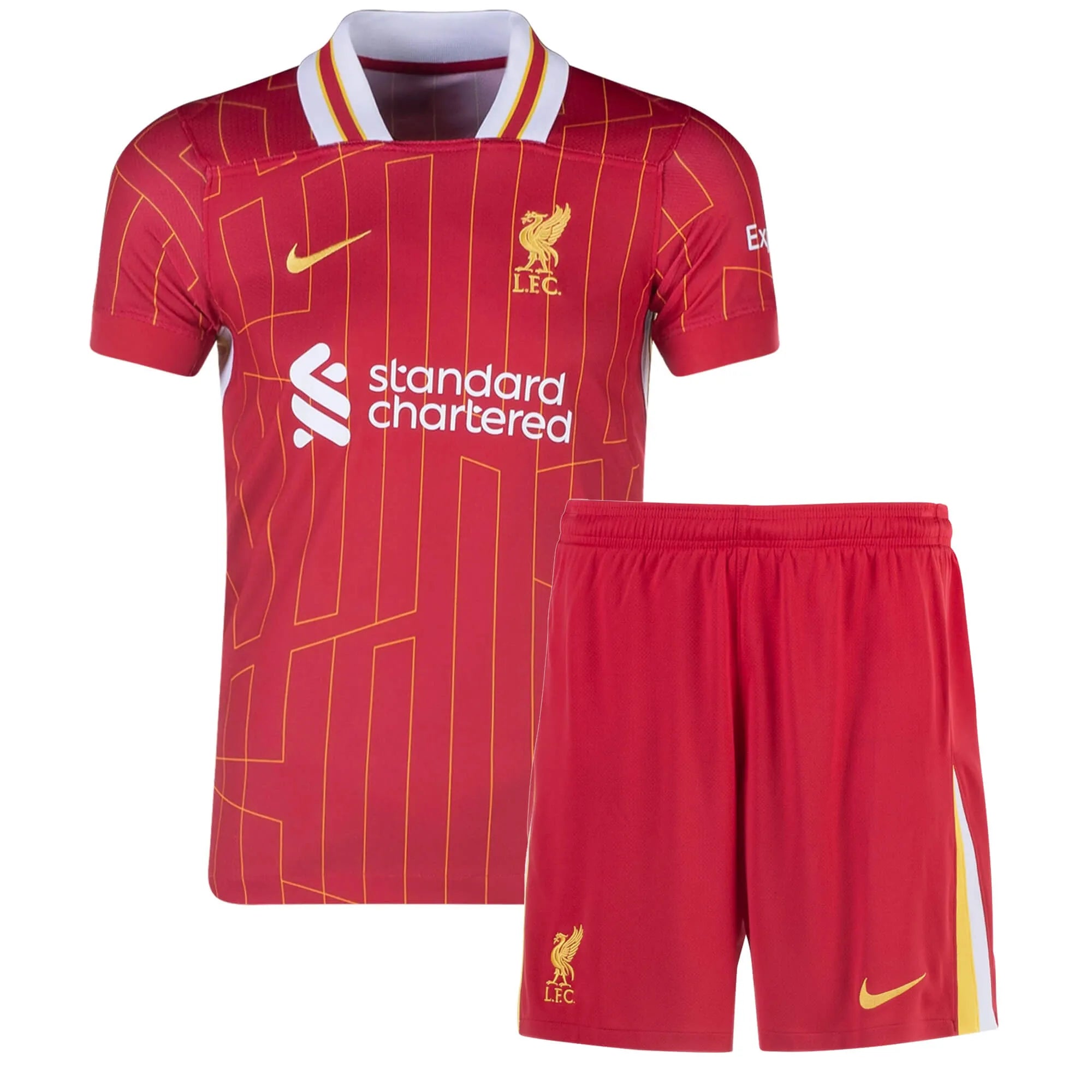 Conjunto Infantil Liverpool I 24/25 - Vermelho | Jogador