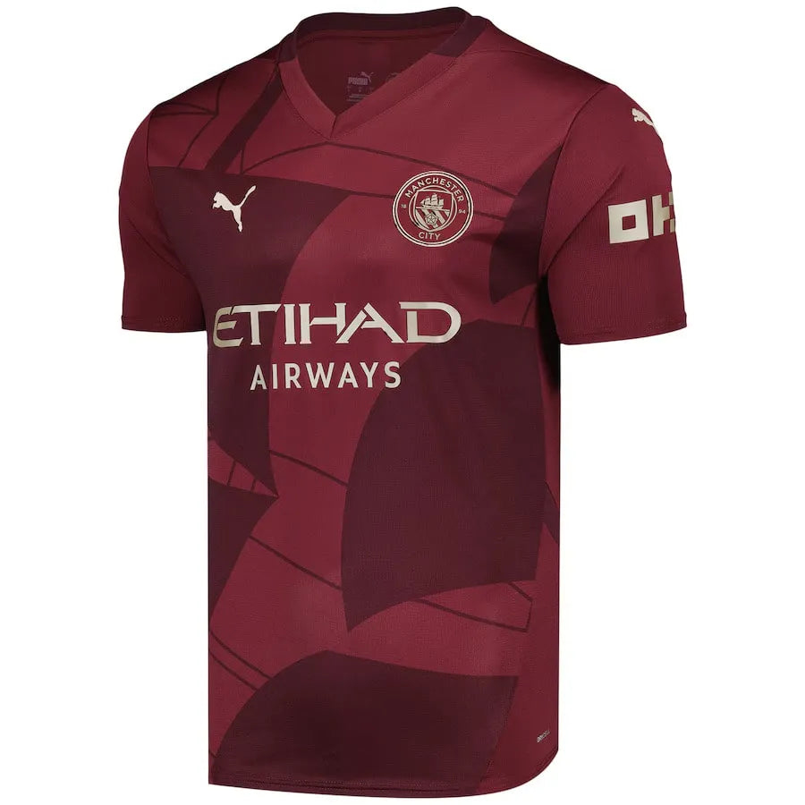 Camisa Manchester City Third 24/25 - Vermelha | Torcedor