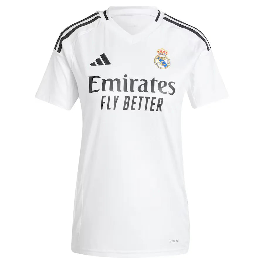 Camisa Real Madrid Feminina Home 24/25 - Branca | Torcedor