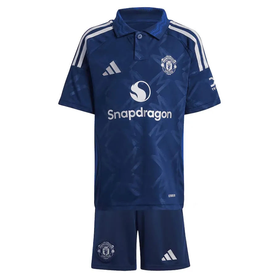 Conjunto Infantil Manchester United II 24/25 - Azul | Jogador