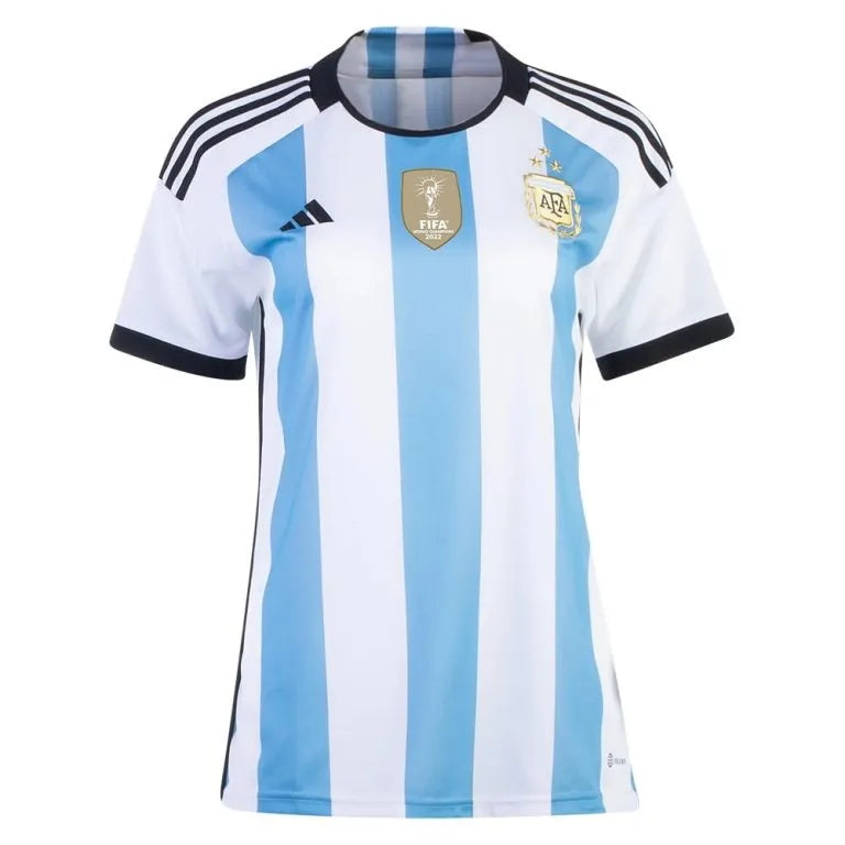 Camisa Argentina Feminina Home 2022 - Azul e Branca | Torcedor