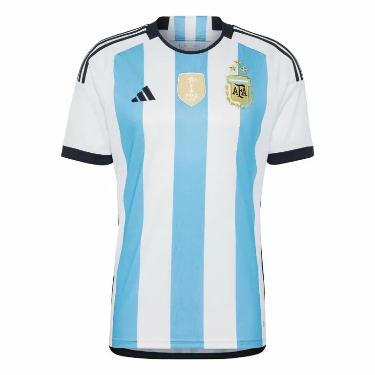 Camisa Argentina 3 Estrelas - Azul e Branca | Torcedor