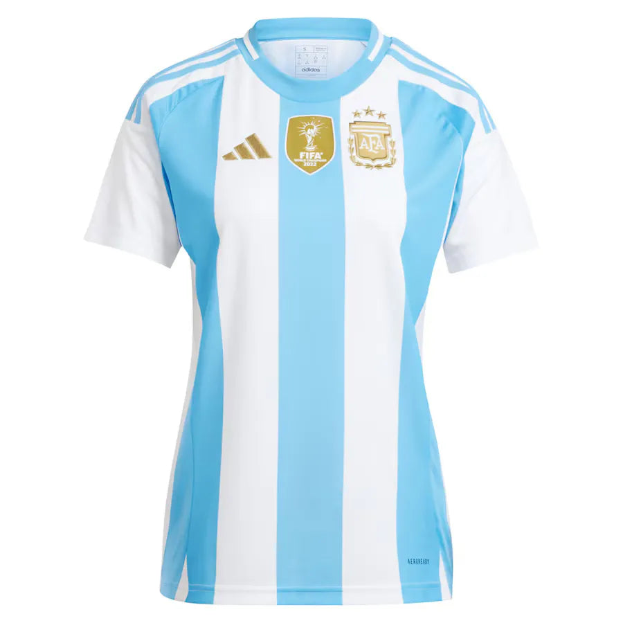 Camisa Argentina Feminina Home 2024 - Azul e Branca | Torcedor