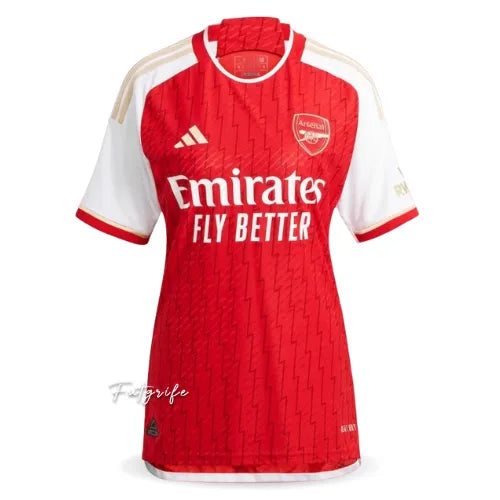 Camisa Arsenal Feminina Home 23/24 - Vermelha | Torcedor