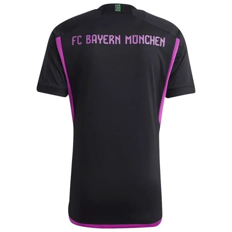 Camisa Bayern de Munique Away 23/24 - Preta e Rosa | Torcedor