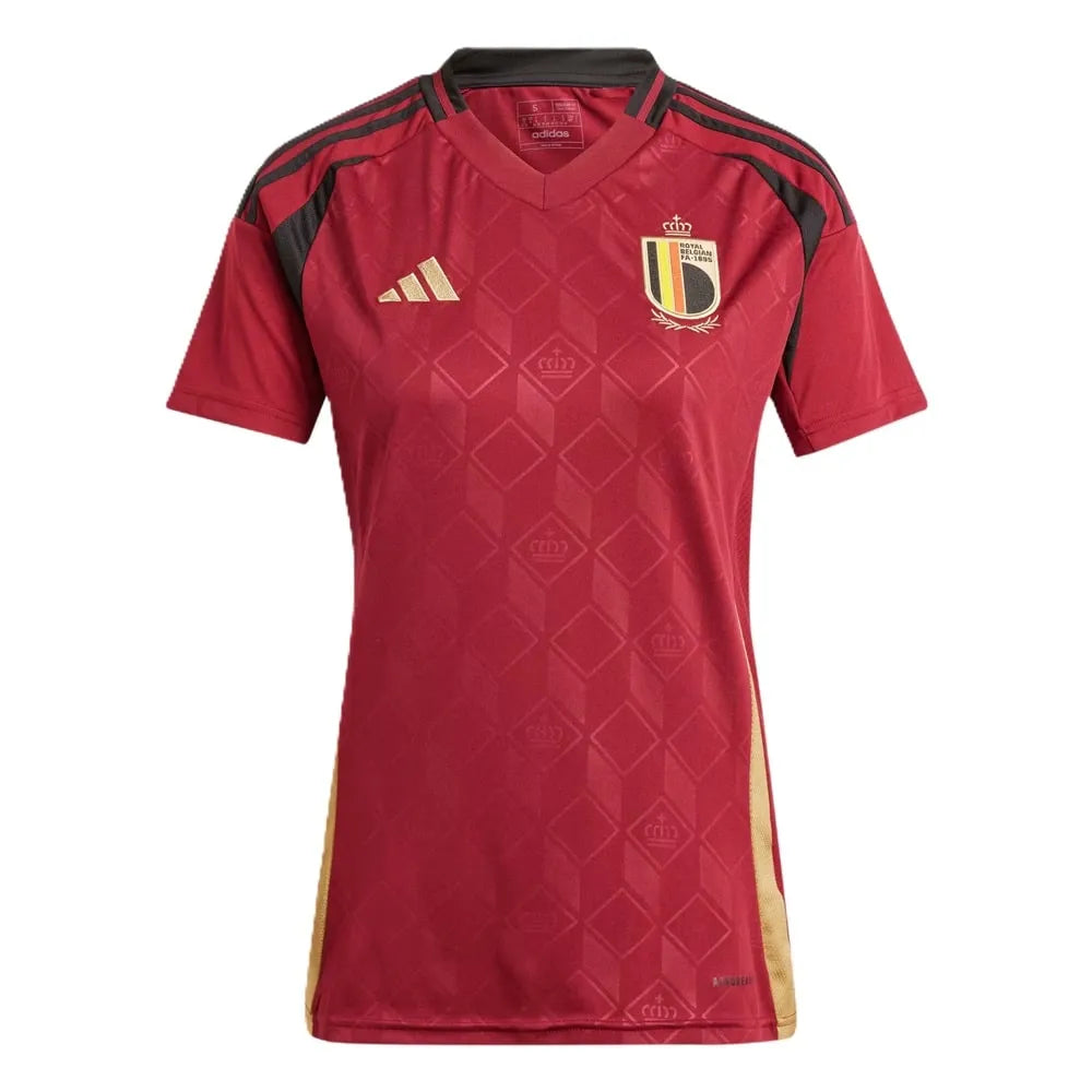 Camisa Bélgica Feminina Home 2024 - Vermelha | Torcedor