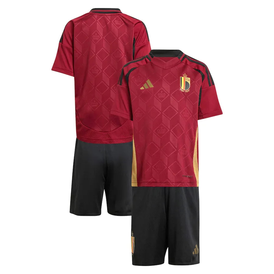 Conjunto Infantil Bélgica I 2024 - Vermelho | Jogador