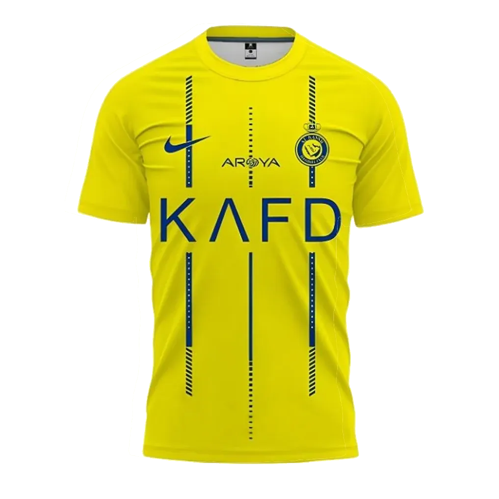 Camisa Al Nassr Home 23/24 - Amarela #Ronaldo7 | Torcedor