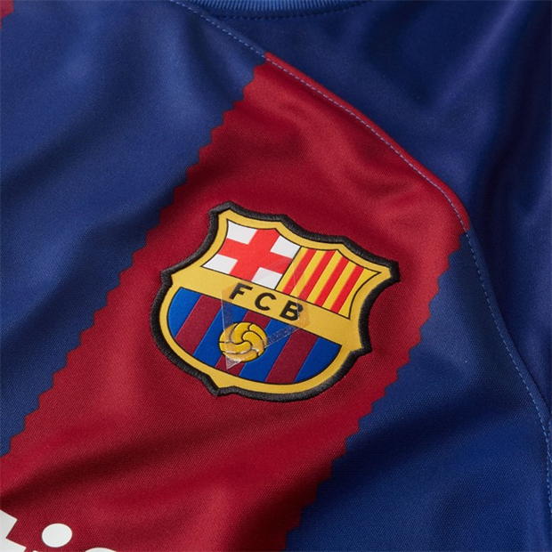 Camisa Barcelona Home 23/24 - Azul e Vermelha | Torcedor