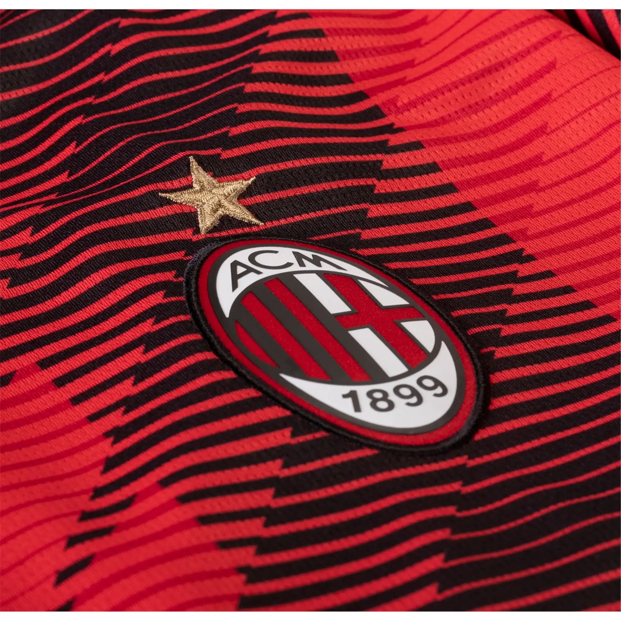 Camisa Milan Home 23/24 - Preta e Vermelha | Torcedor