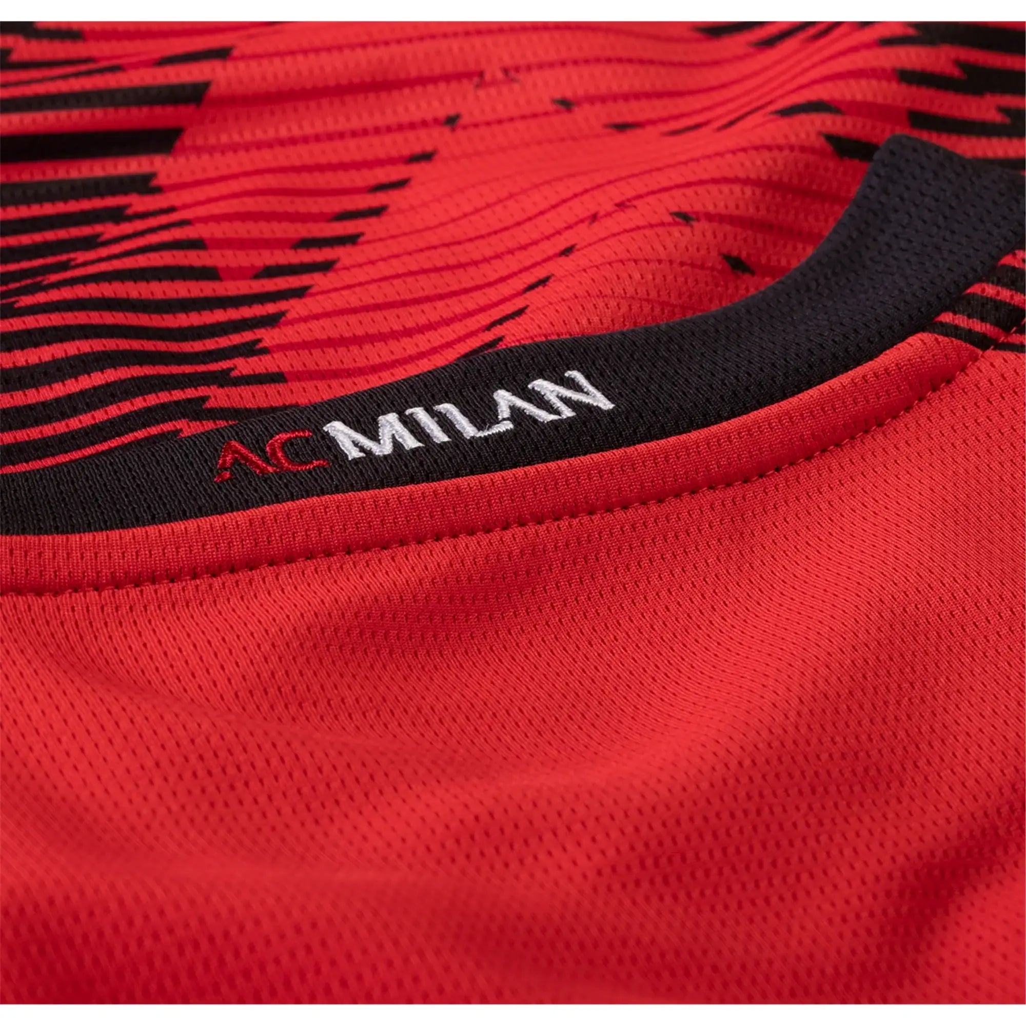 Camisa Milan Home 23/24 - Preta e Vermelha | Torcedor