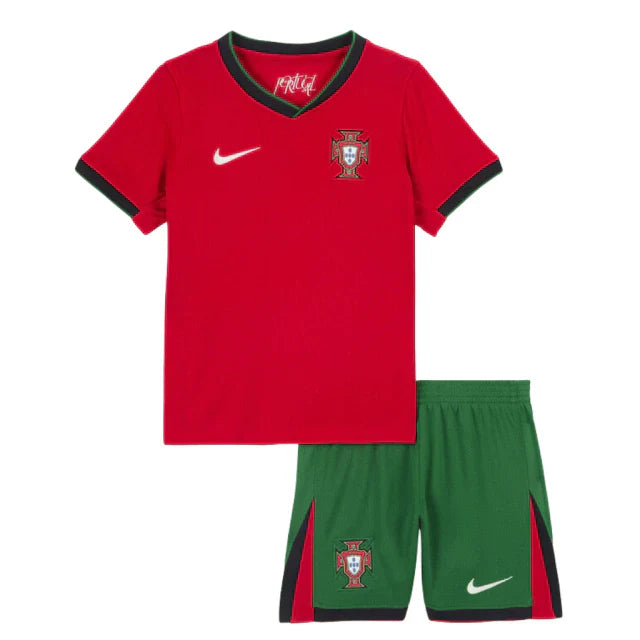 Conjunto Infantil Portugal I 2024 - Vermelho | Jogador