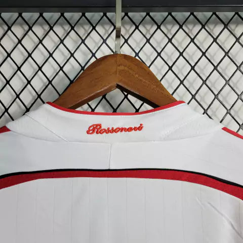 Camisa Milan Away 06/07 Retrô Manga Longa - Branca | Torcedor