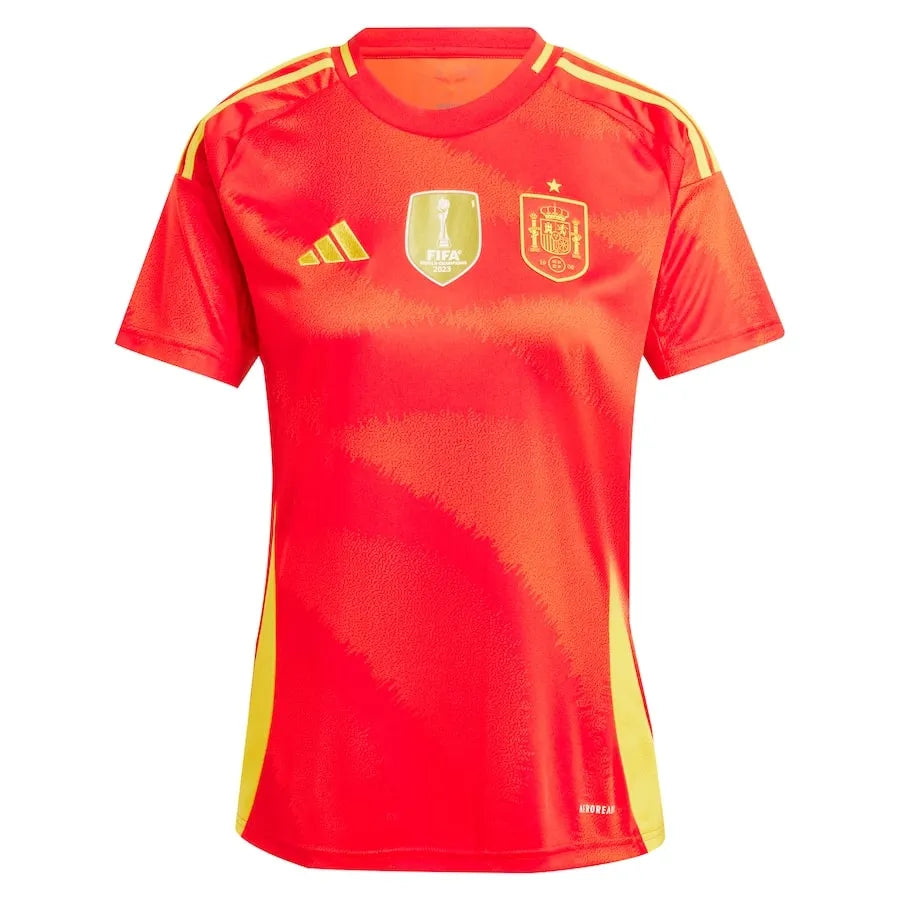 Camisa Espanha Feminina Home 2024 - Vermelha | Torcedor