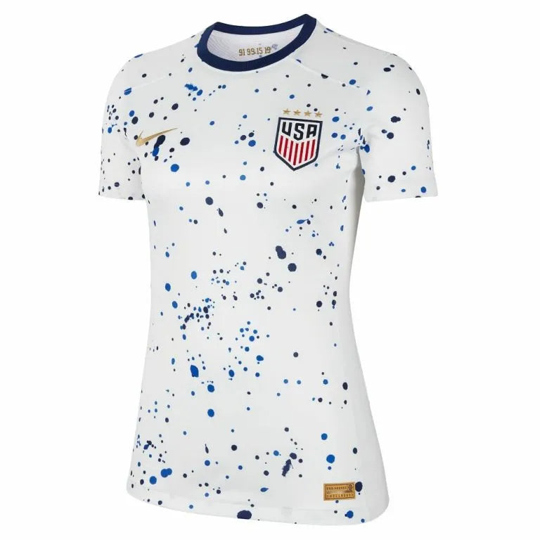 Camisa Estados Unidos Feminina Home 2023 - Branca | Torcedor